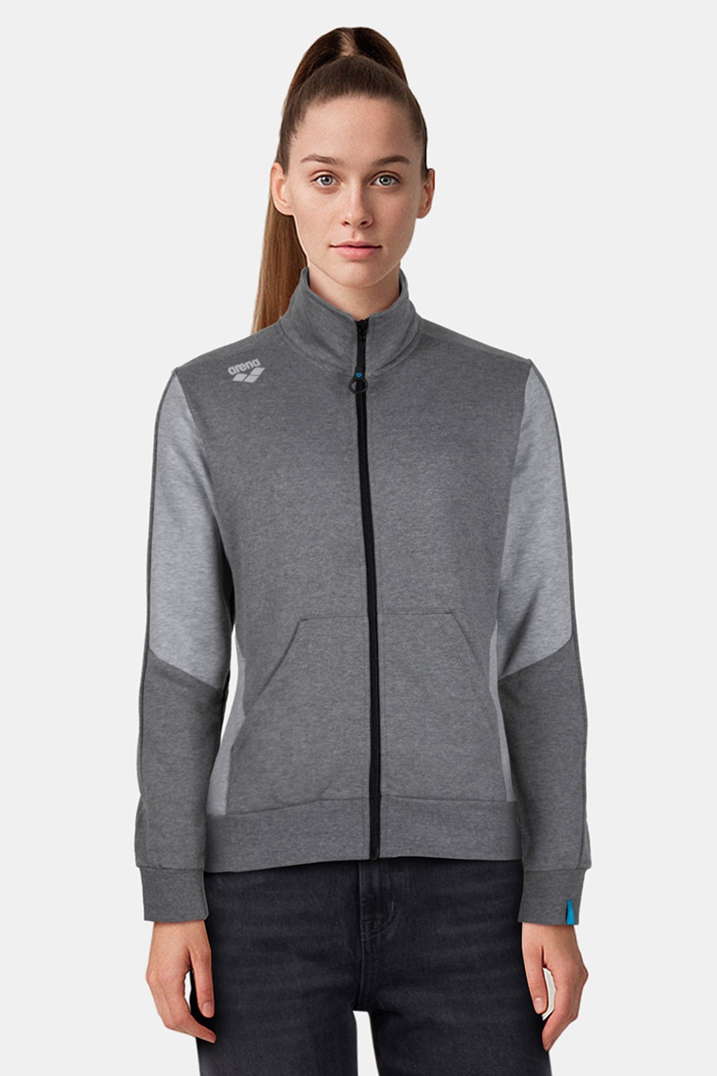 TE F/Z JACKET DARK GREY MELANGE 3
