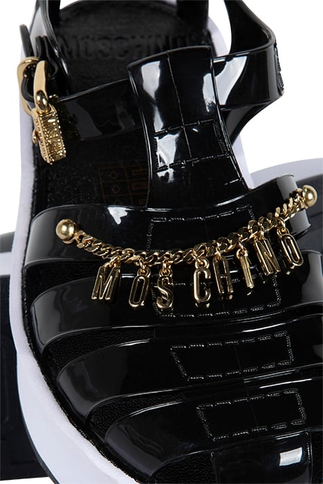 PVC NERO SANDALS PVC NERO 4