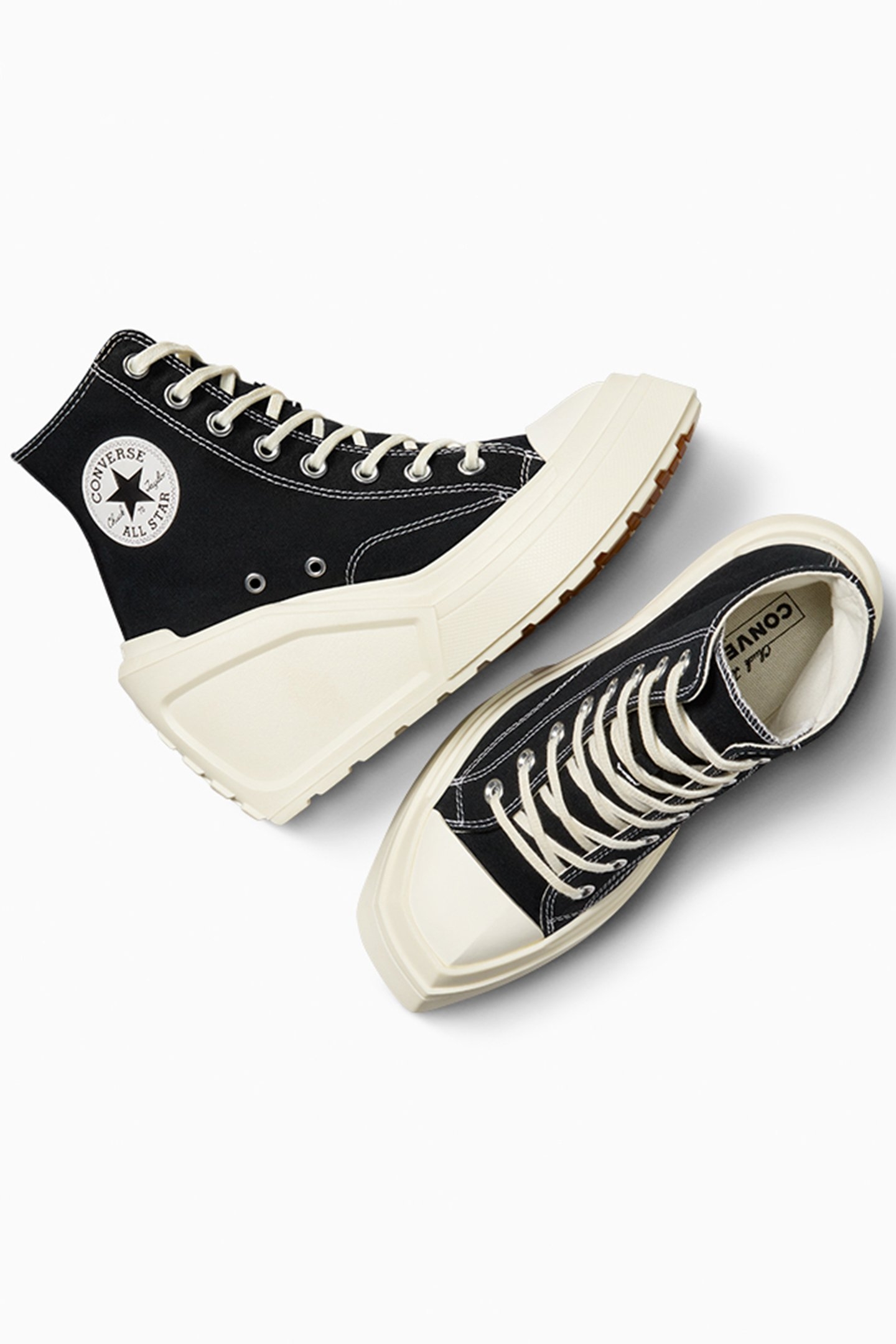 CHUCK 70 DE LUXE WEDGE BLACK/BLACK/EGRET 7