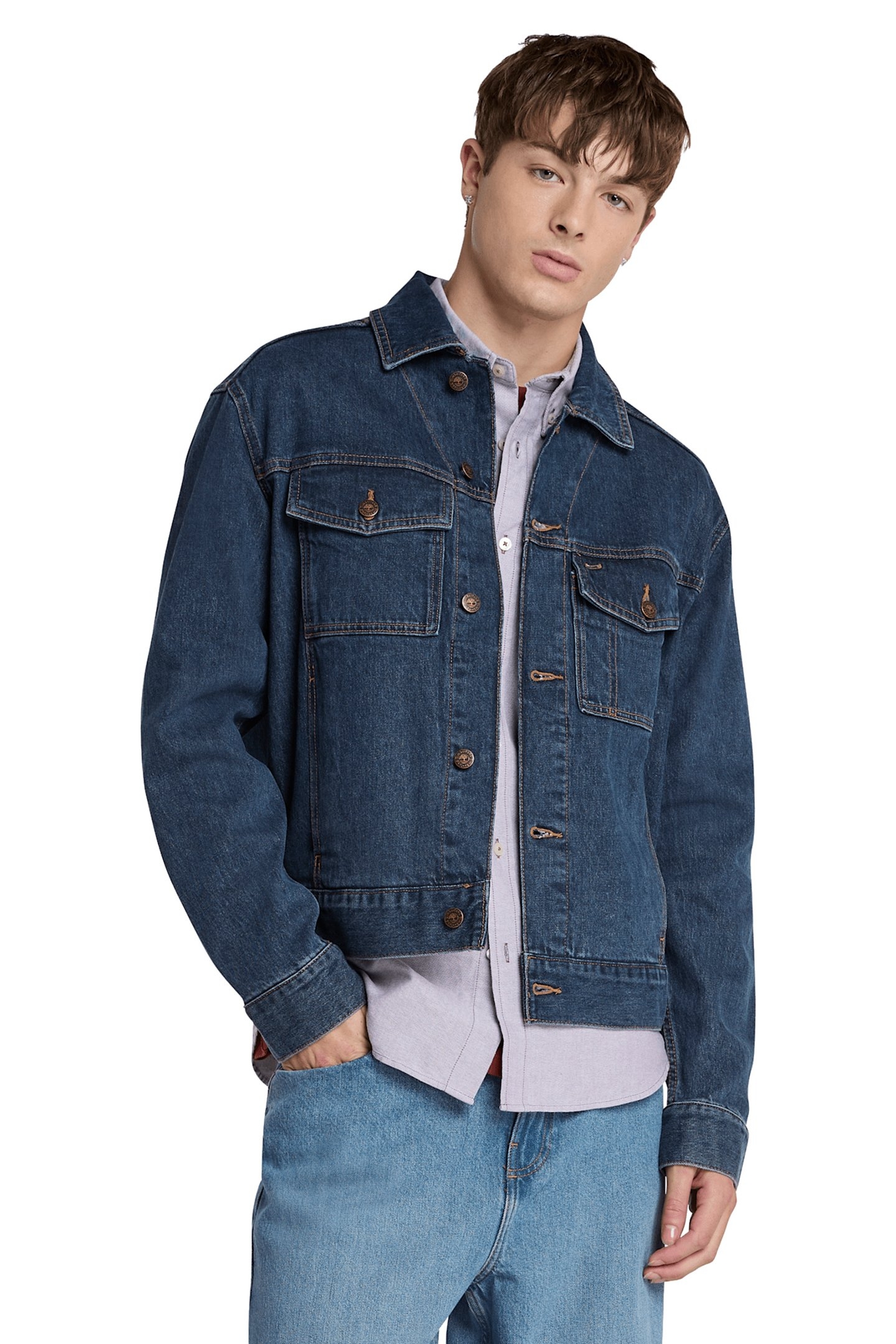 DENIM JACKET MID INDIGO 1