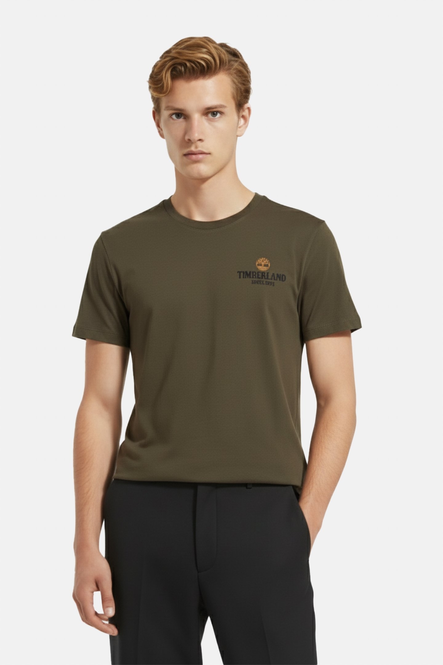 WORK INSPIRED BACK GRAPHIC TEE LEAF GREEN 1