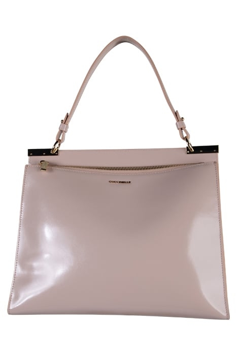 SHINY LEATHER SATCHEL BAG 3