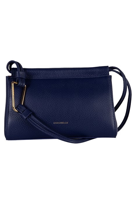 MINI SHOULDER BAG IN GRAINED LEATHER IN ROYAL BLUE 2