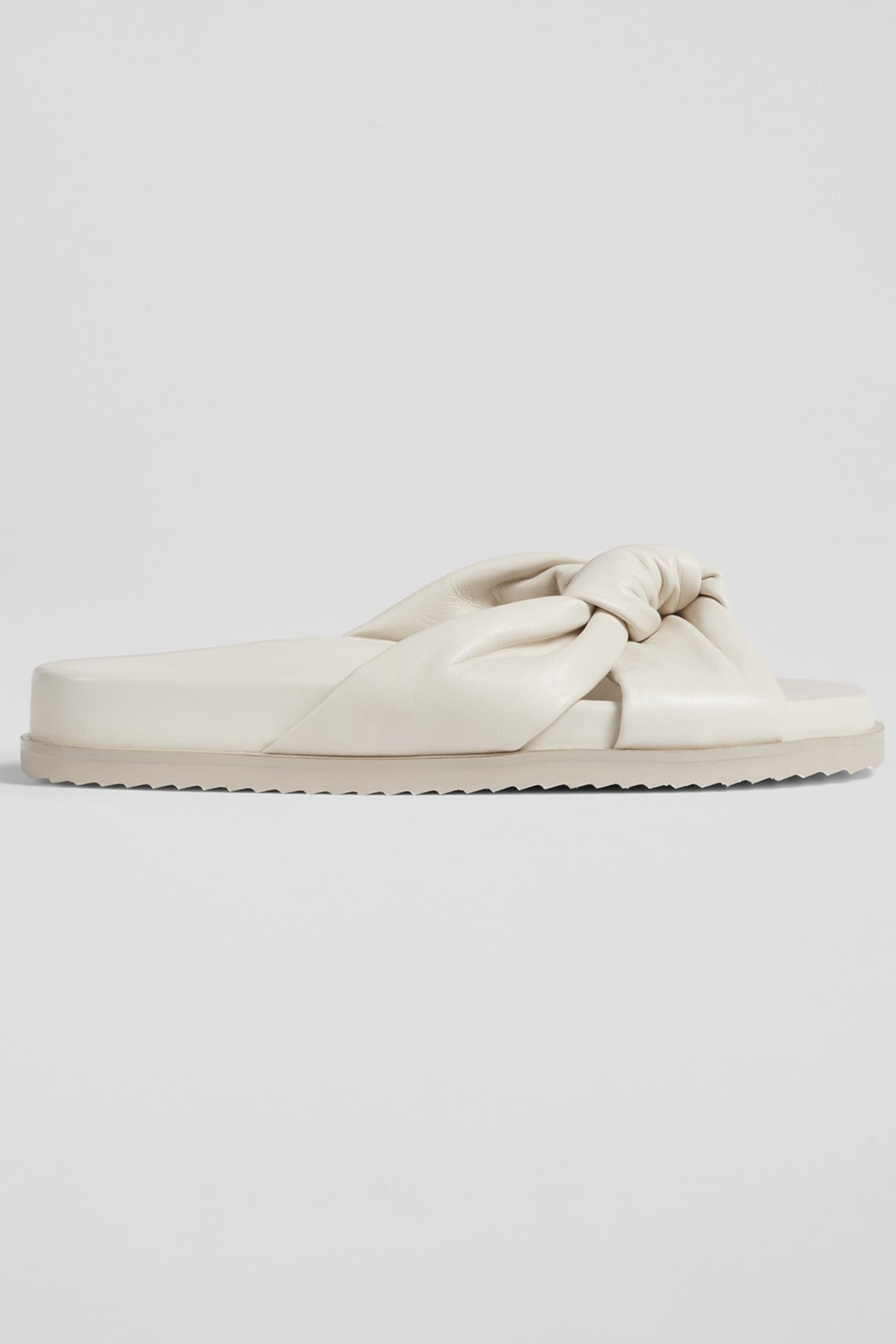 FS VALENCIA LEATHER KNOT ECRU 1