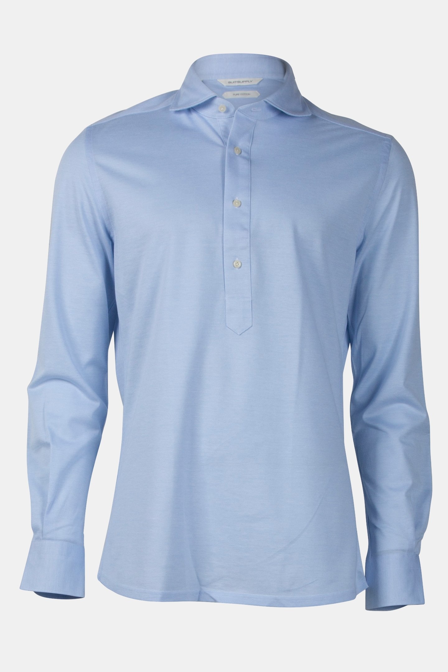 LIGHT BLUE EXTRA SLIM FIT POPOVER 3