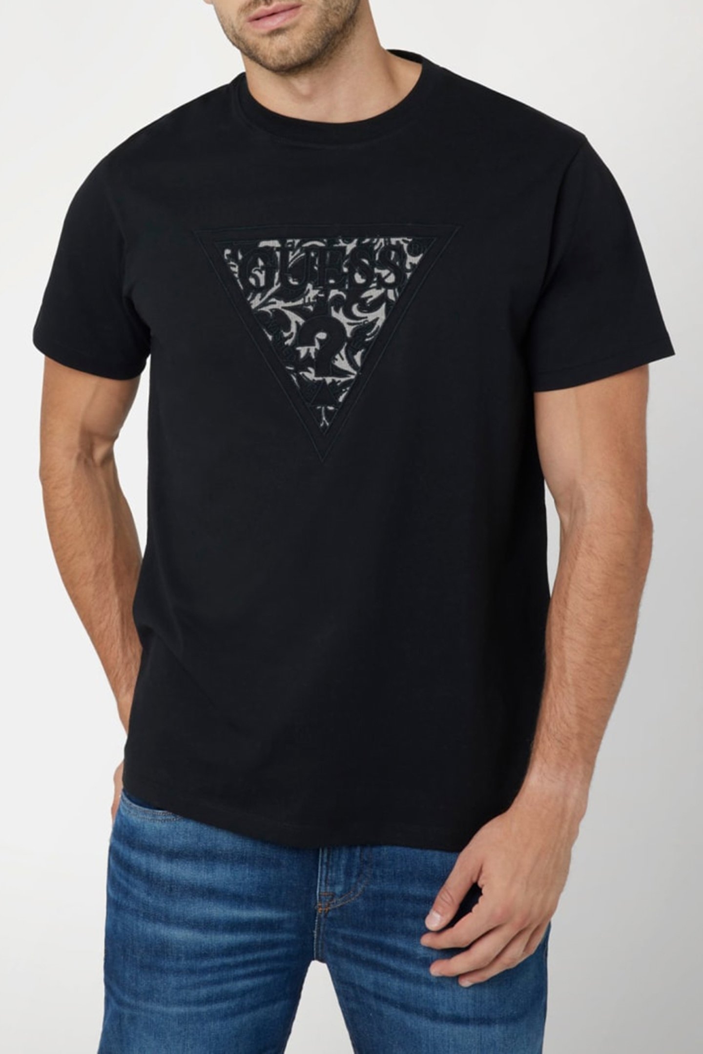 SS CN EMBROIDERED TR JET BLACK A996 1