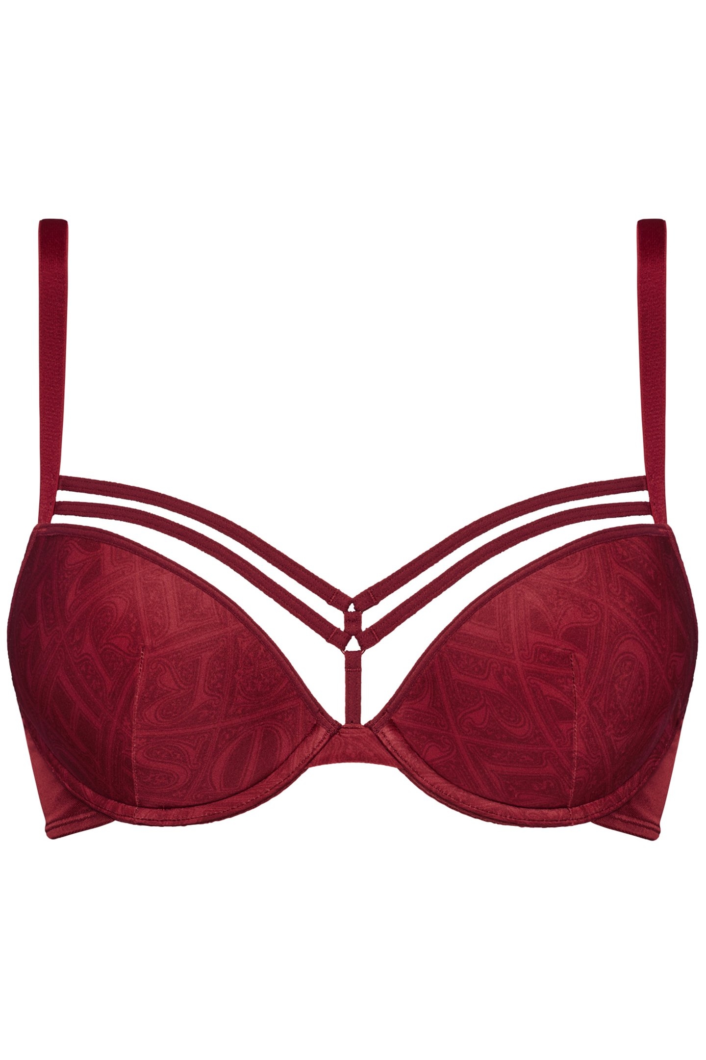SEDUCTION BRAPUSH UPWIRED PADDED RED 3