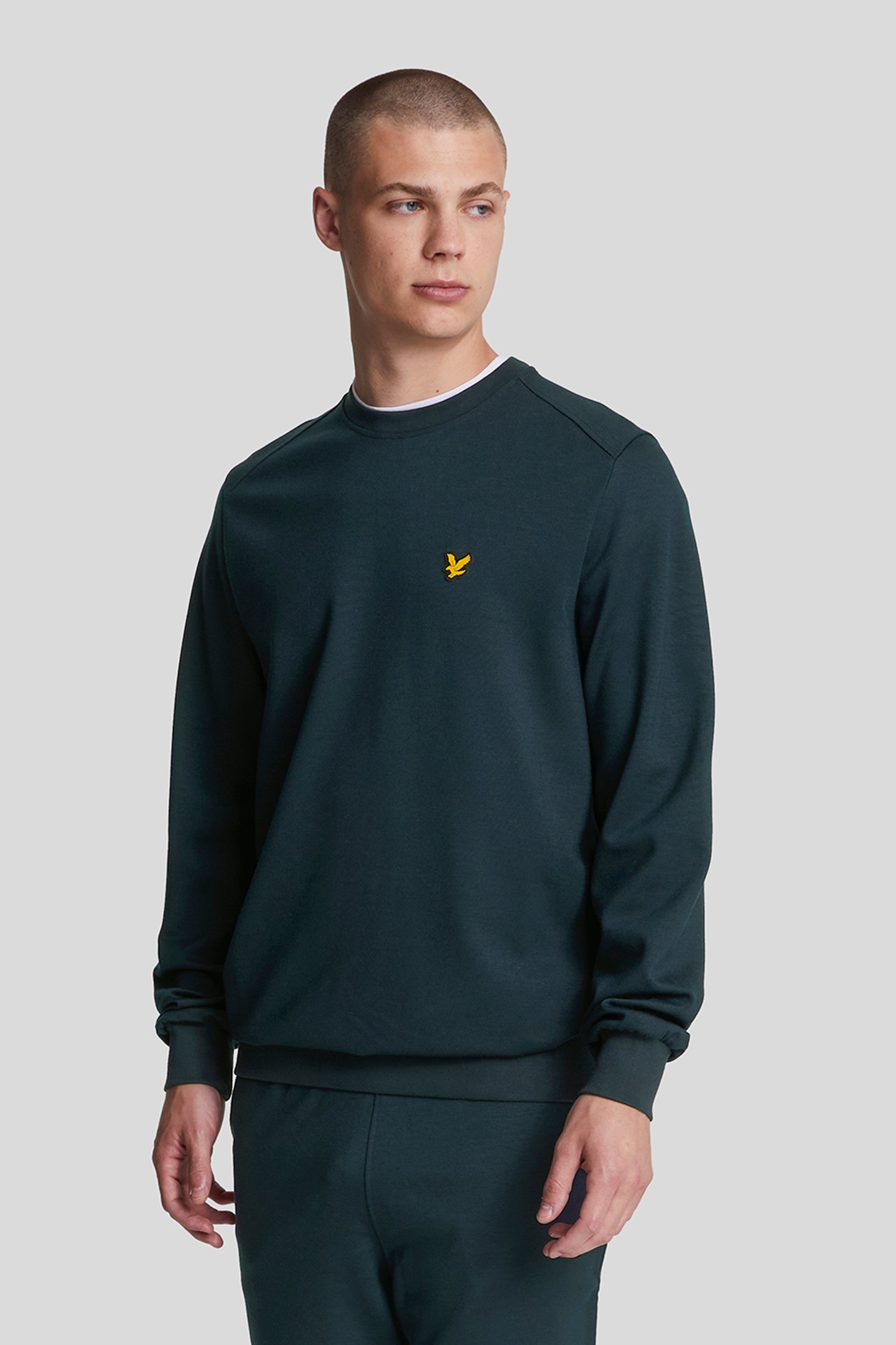 CREW NECK FLY FLEECE DARK NAVY 1