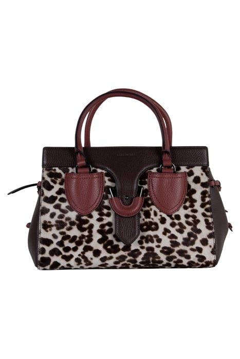 ANIMAL MIXED FABRIC HANDBAG 3
