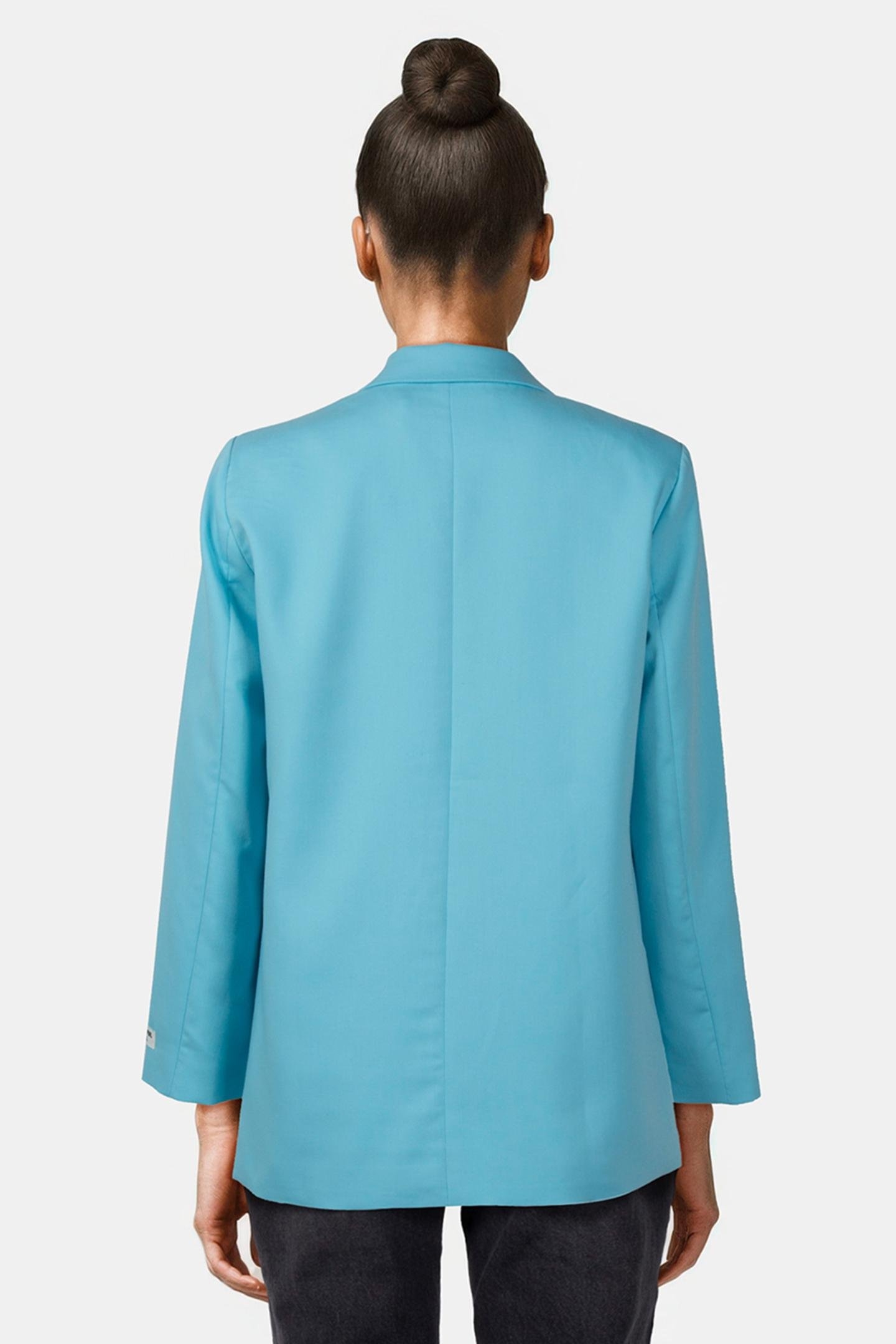 GEMMA SINGLE BREASTED BLAZER LIGHT BLUE 2