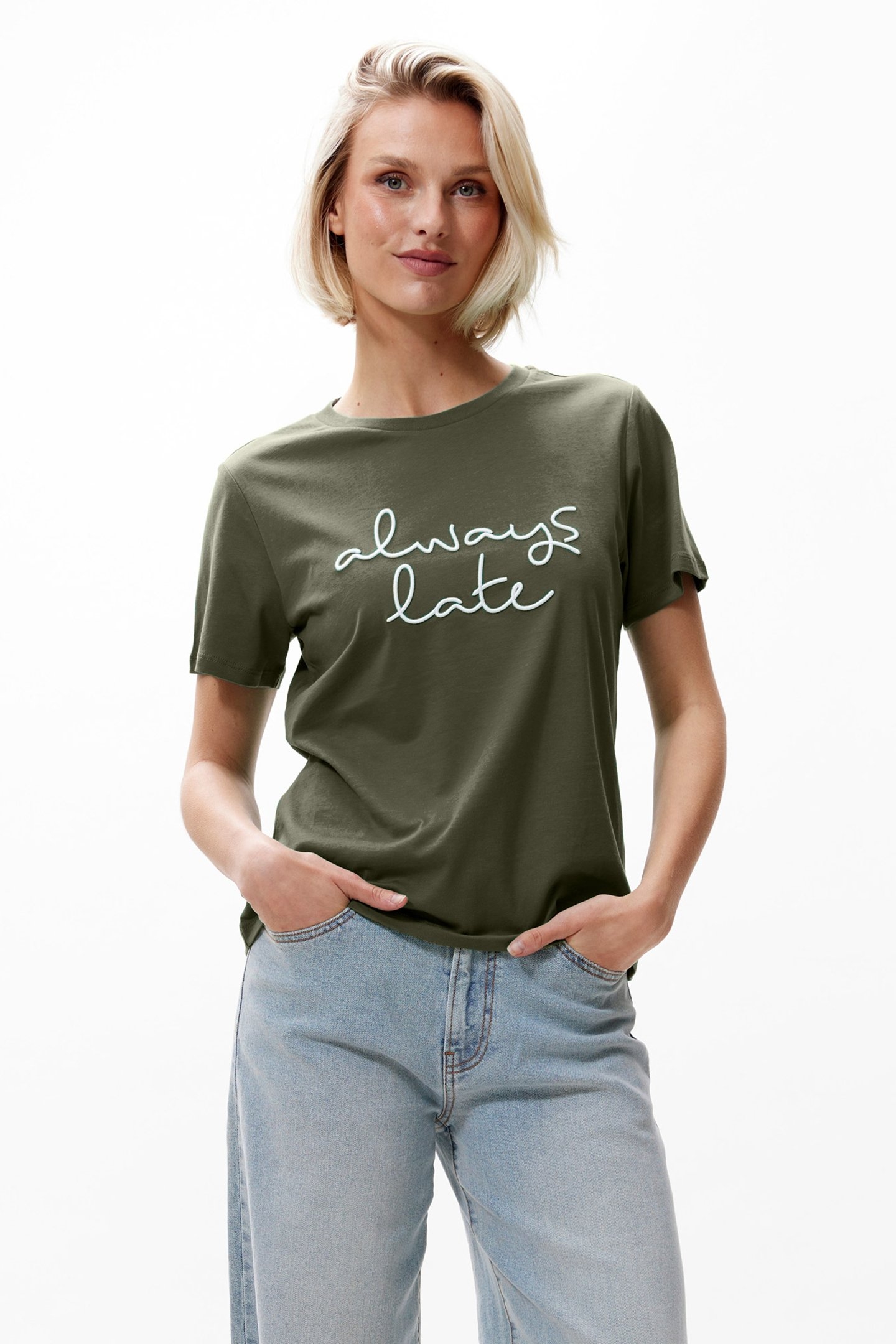 ALWAYS LATE TSHIRT KALAMATA 1