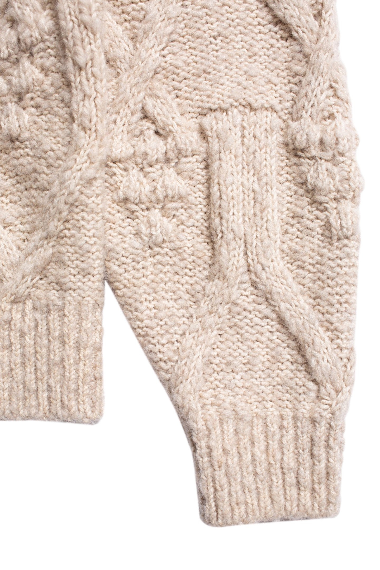 ELSA CABLE KNIT OAT 4