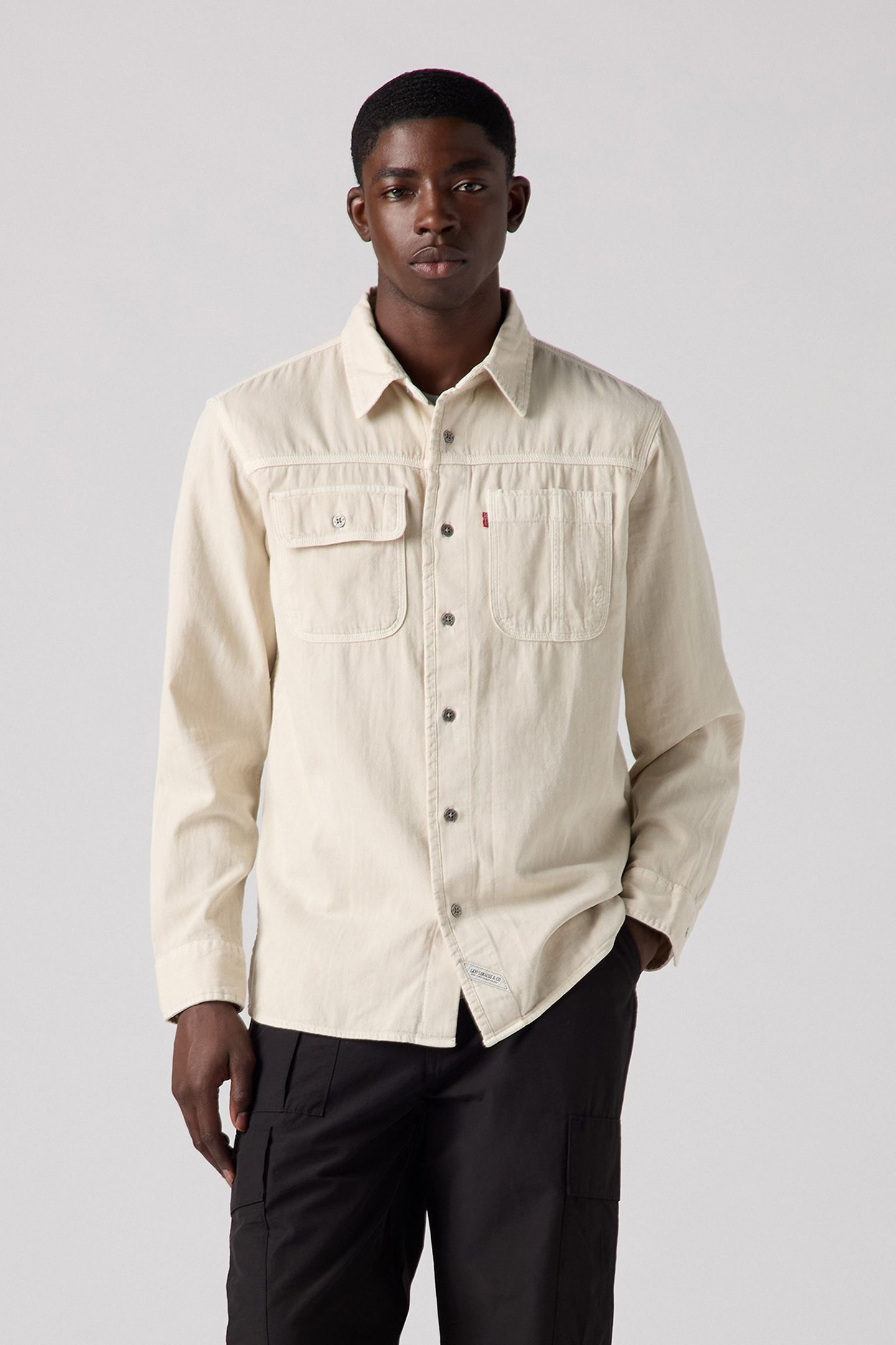 AUBURN WORKER SHIRT GREY 1