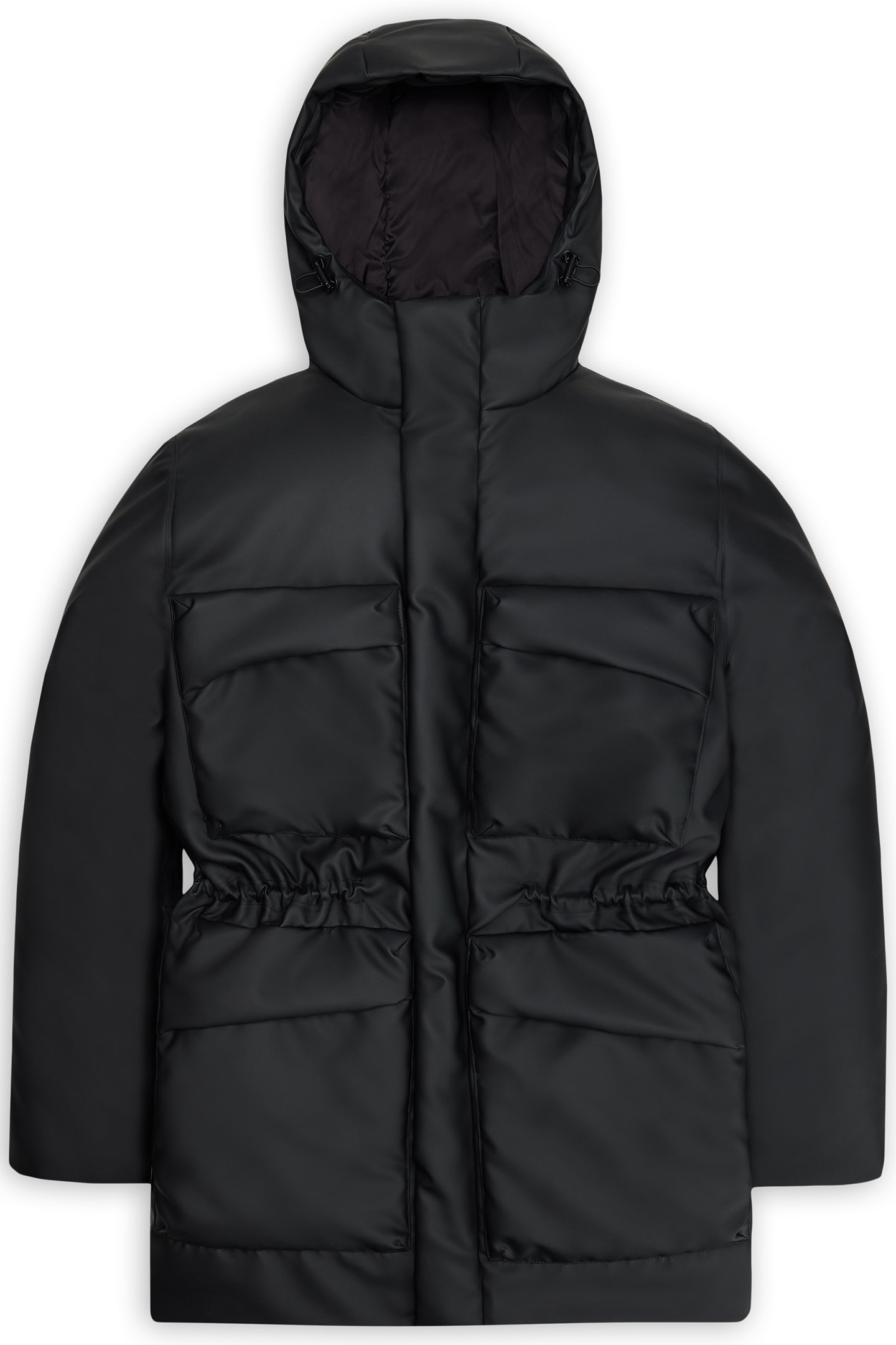 UNISEX ASKIM LONG INSULATED CARGO JACKET W3T4 BLACK 1