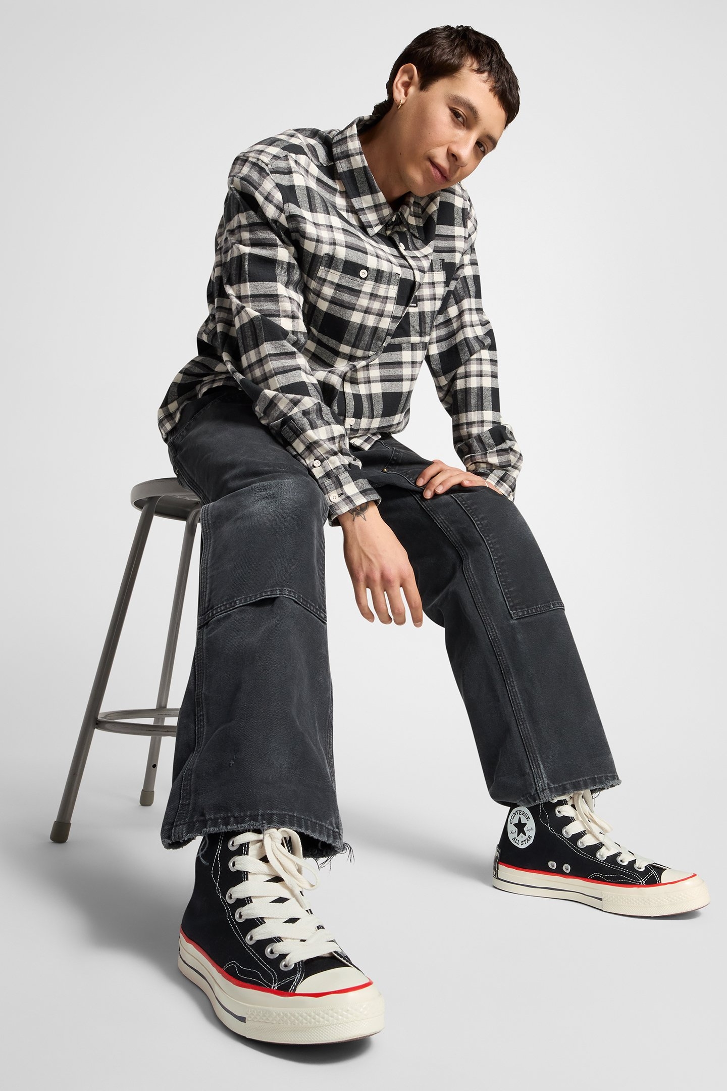 UNISEX CHUCK 70 SKETCH BLACK/WHITE/RED 2