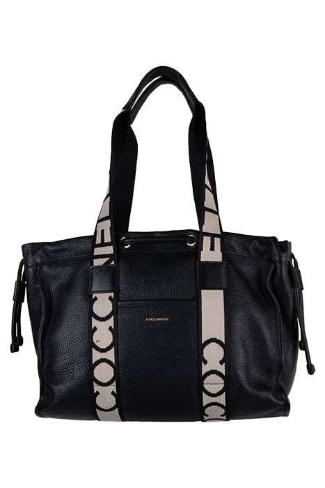 GRAINED LEATHER SIGNATURE TOTE BAG 2