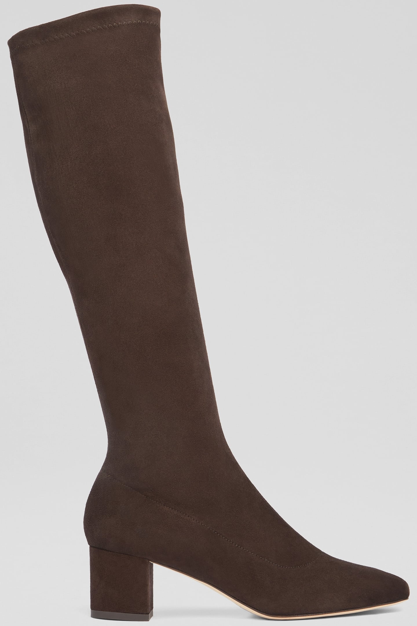 KB ELDON BLOCK HEEL KNEE DARK CHOCOLATE 1