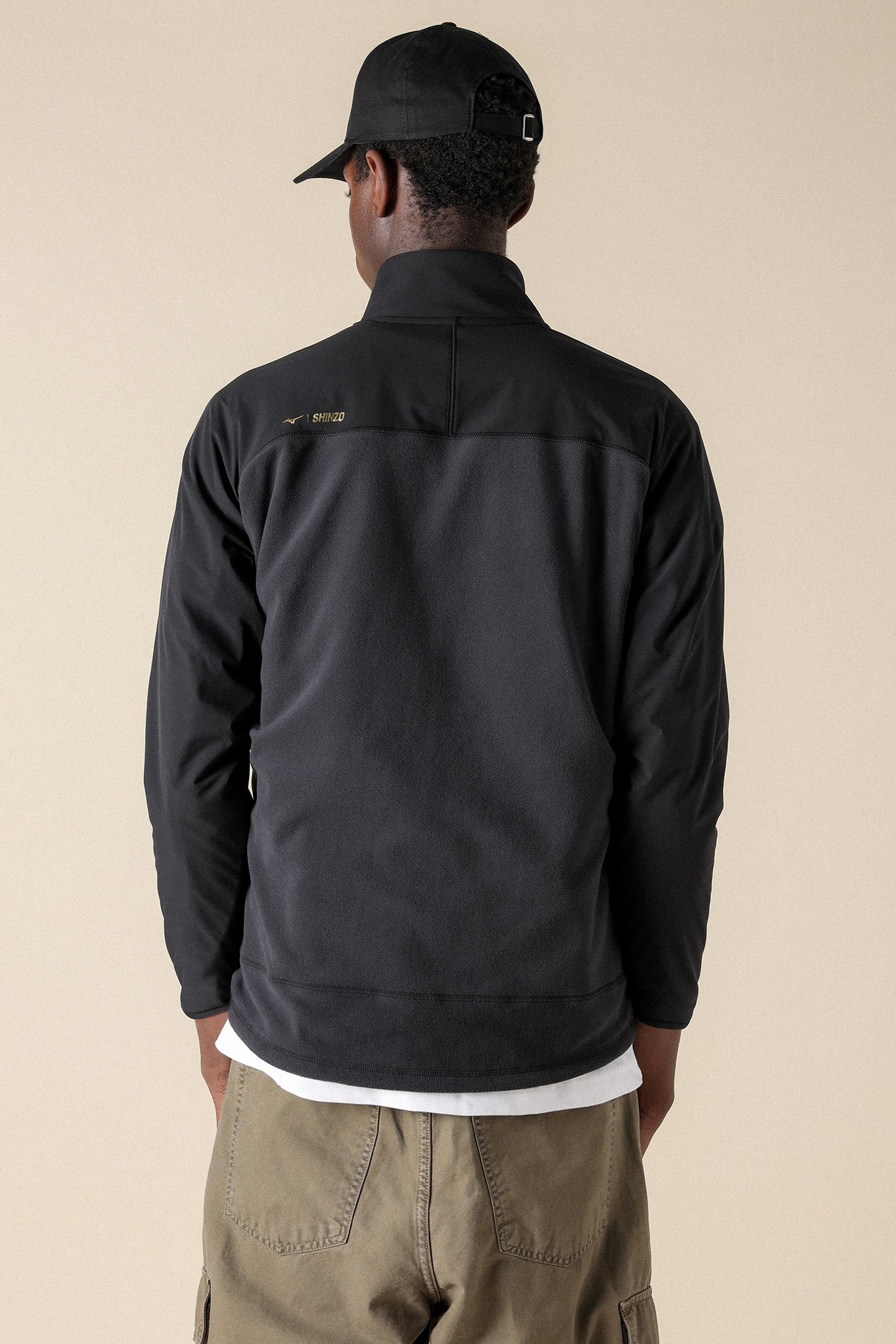 UNISEX SL SHINZO ZIP FLEECE JACKET BLACK 4