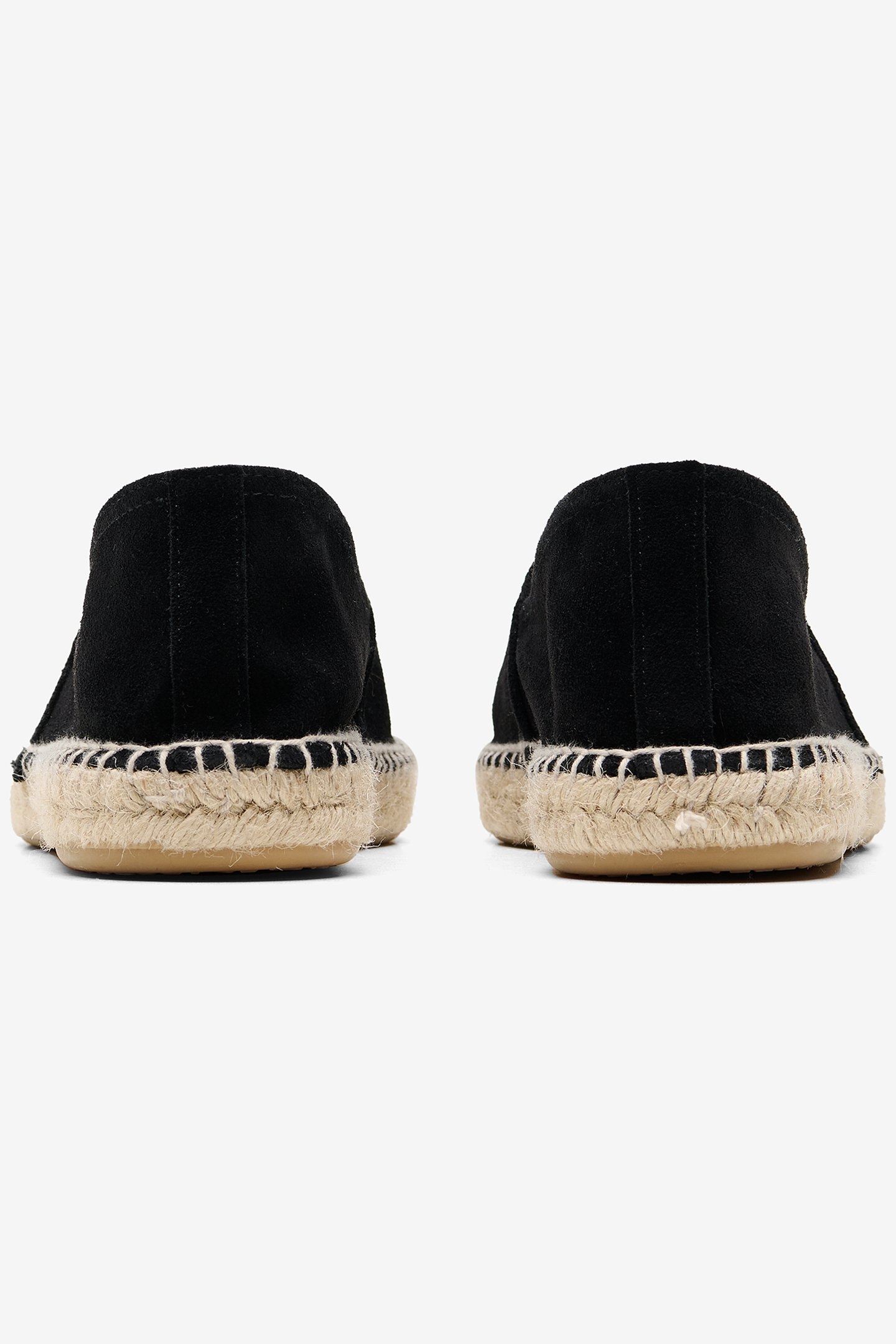NO LABEL X ABARCA SUEDE CLASSIC ESPADRILLES BLACK 3