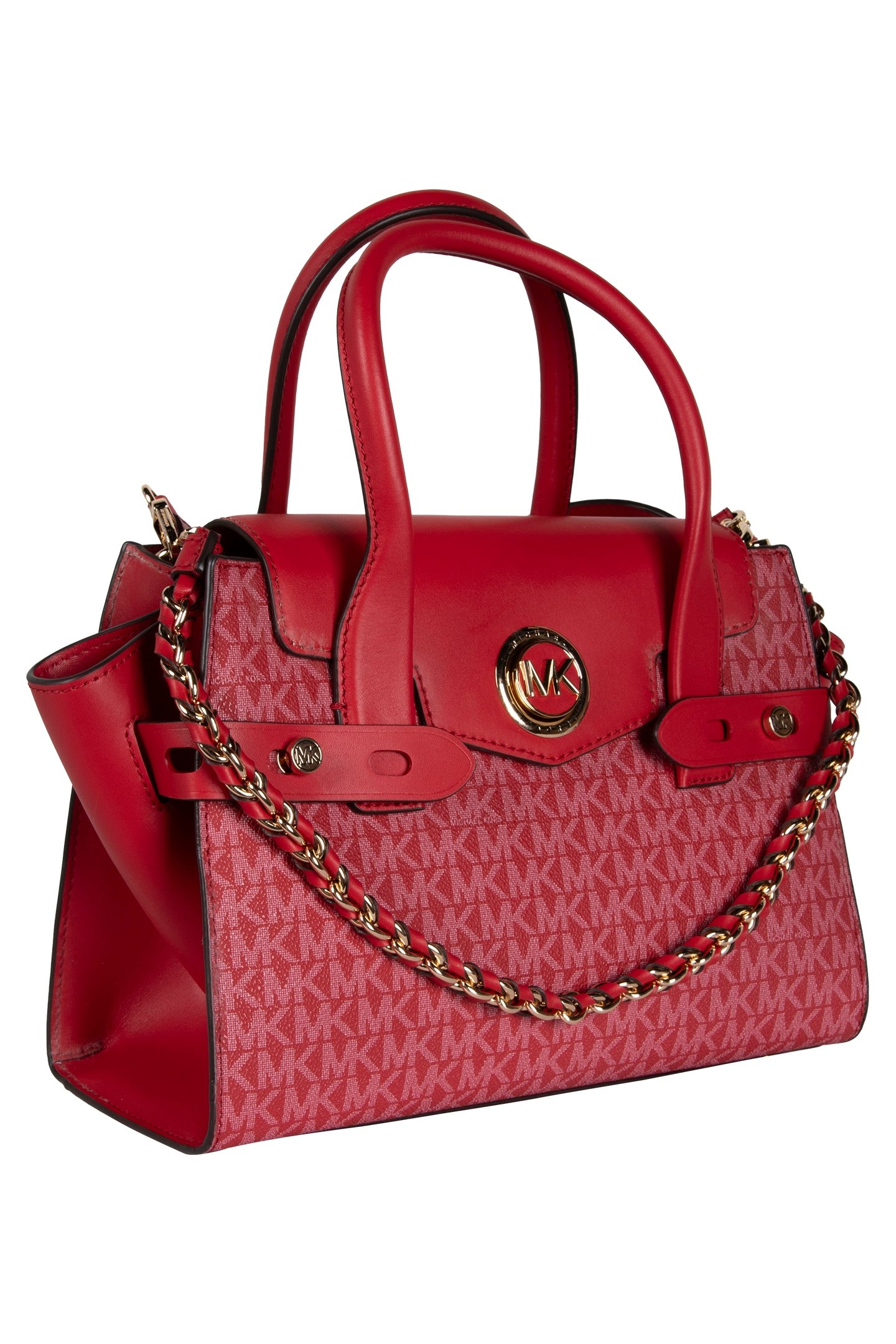 SM FLAP SATCHEL CRIMSON 4