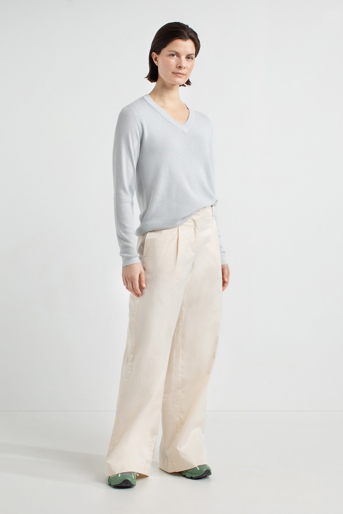 ASTRID SWEATER LIGHT GREY 2