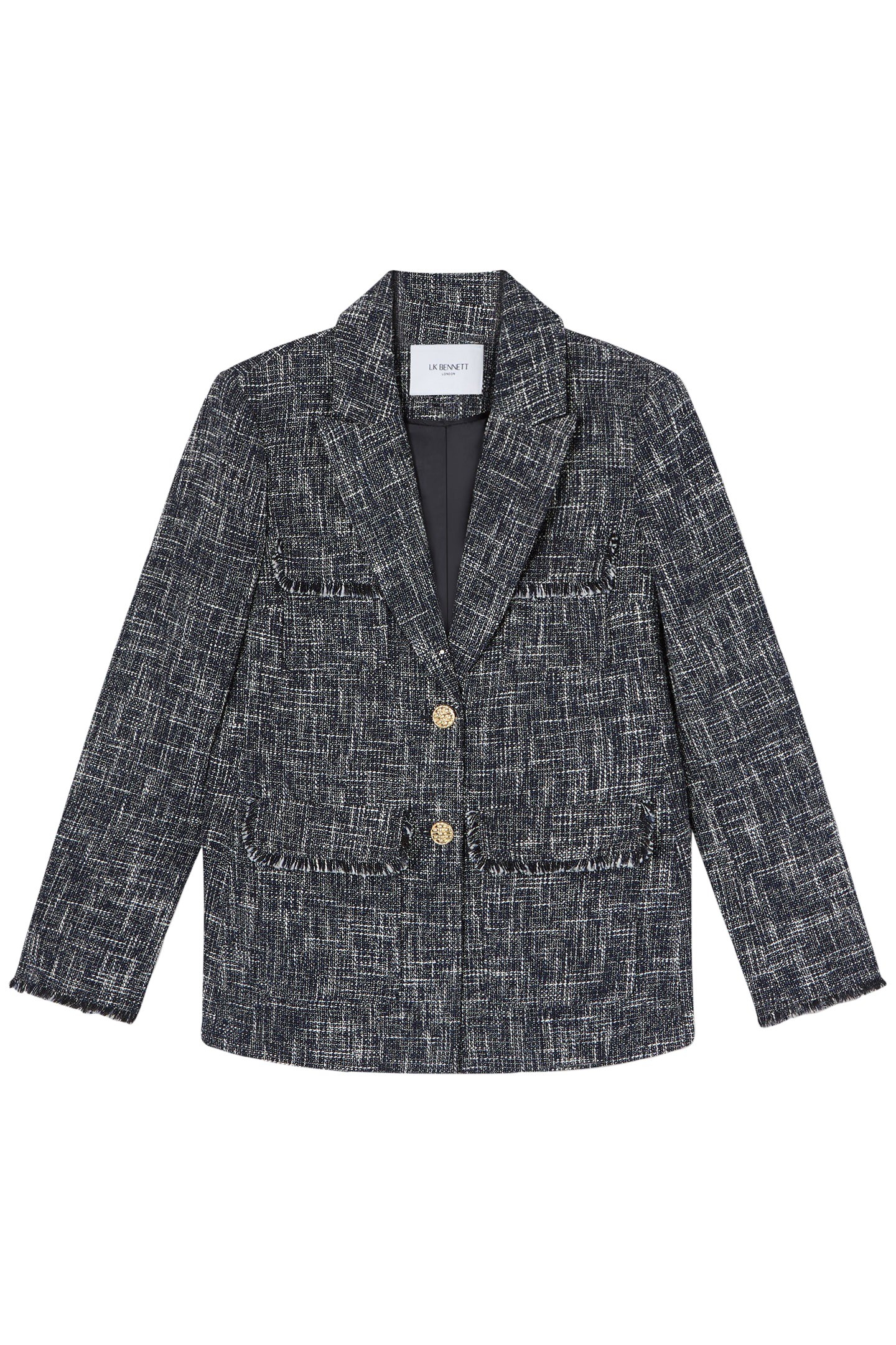 JK FINCH TWEED JACKET INDIGO 1