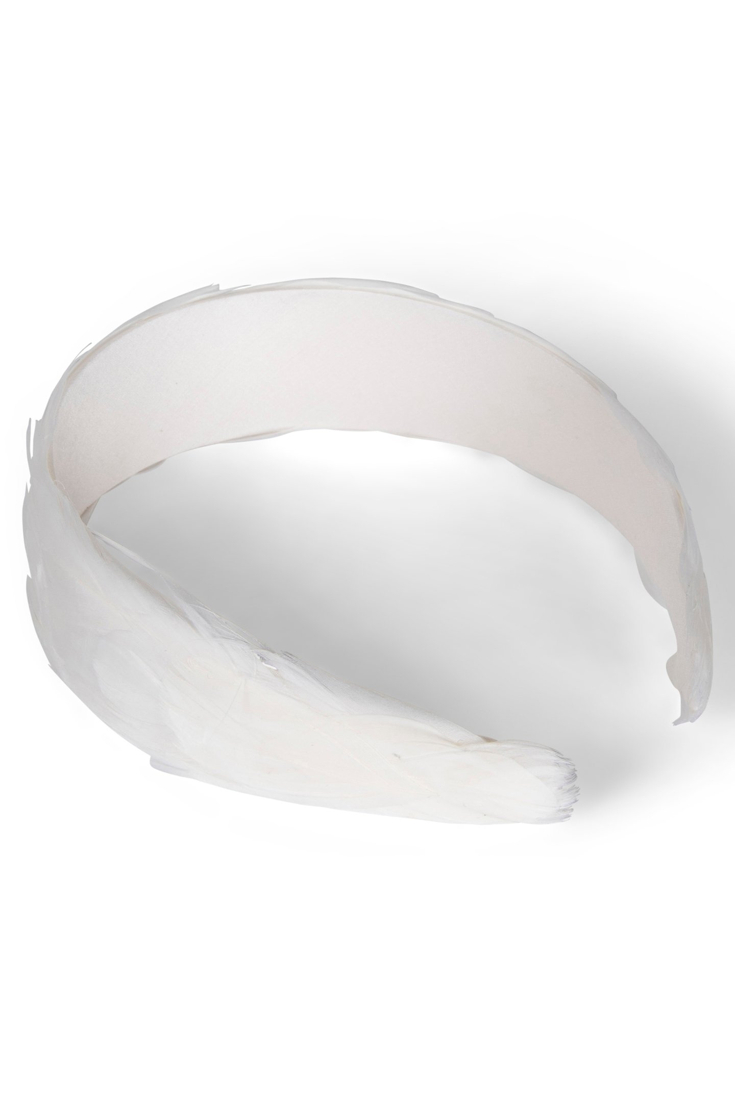 KIARA - FEATHER HEADBAND IVORY 2