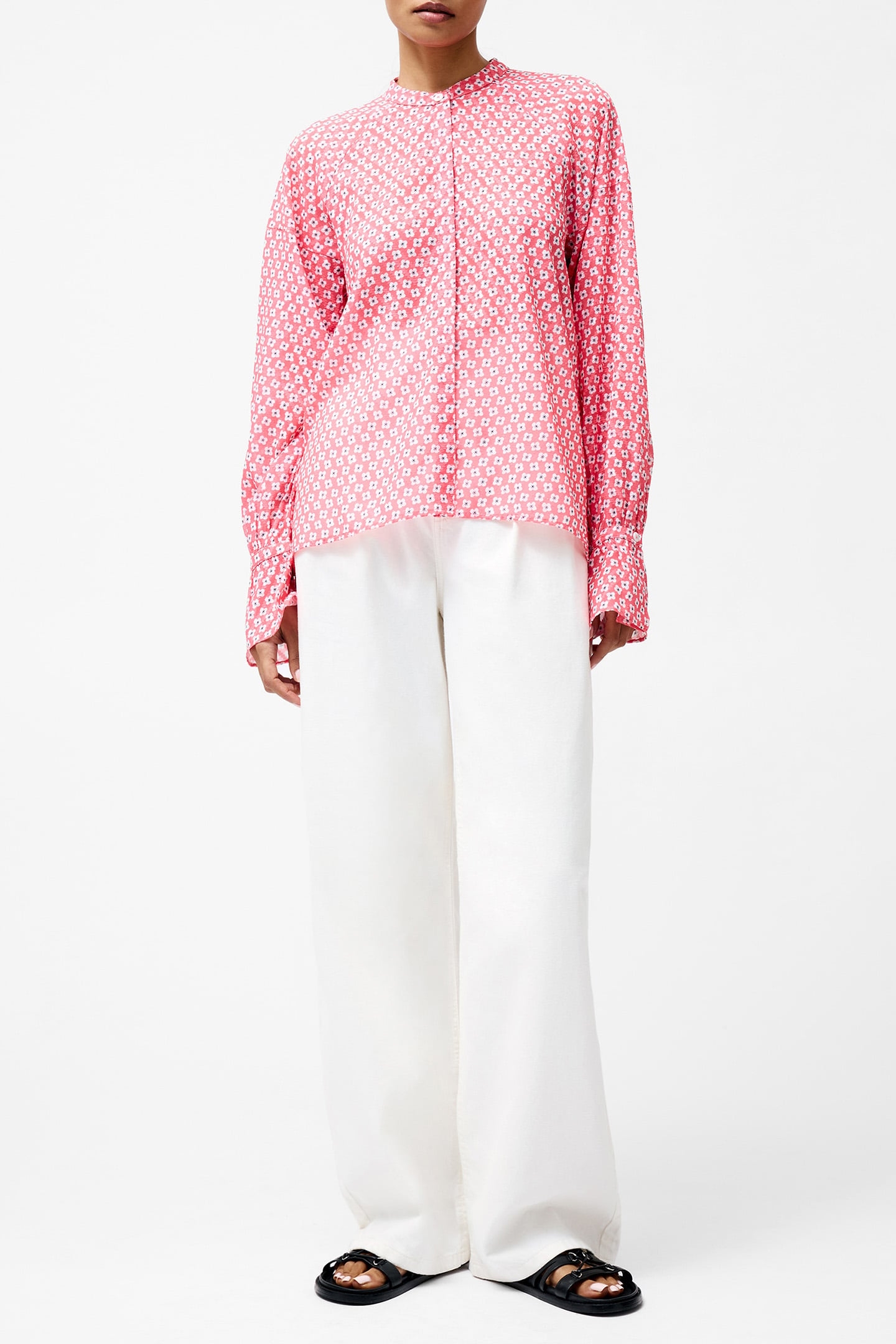 ABILENE FIL COUPE SHIRT RASPBERRY PINK 1