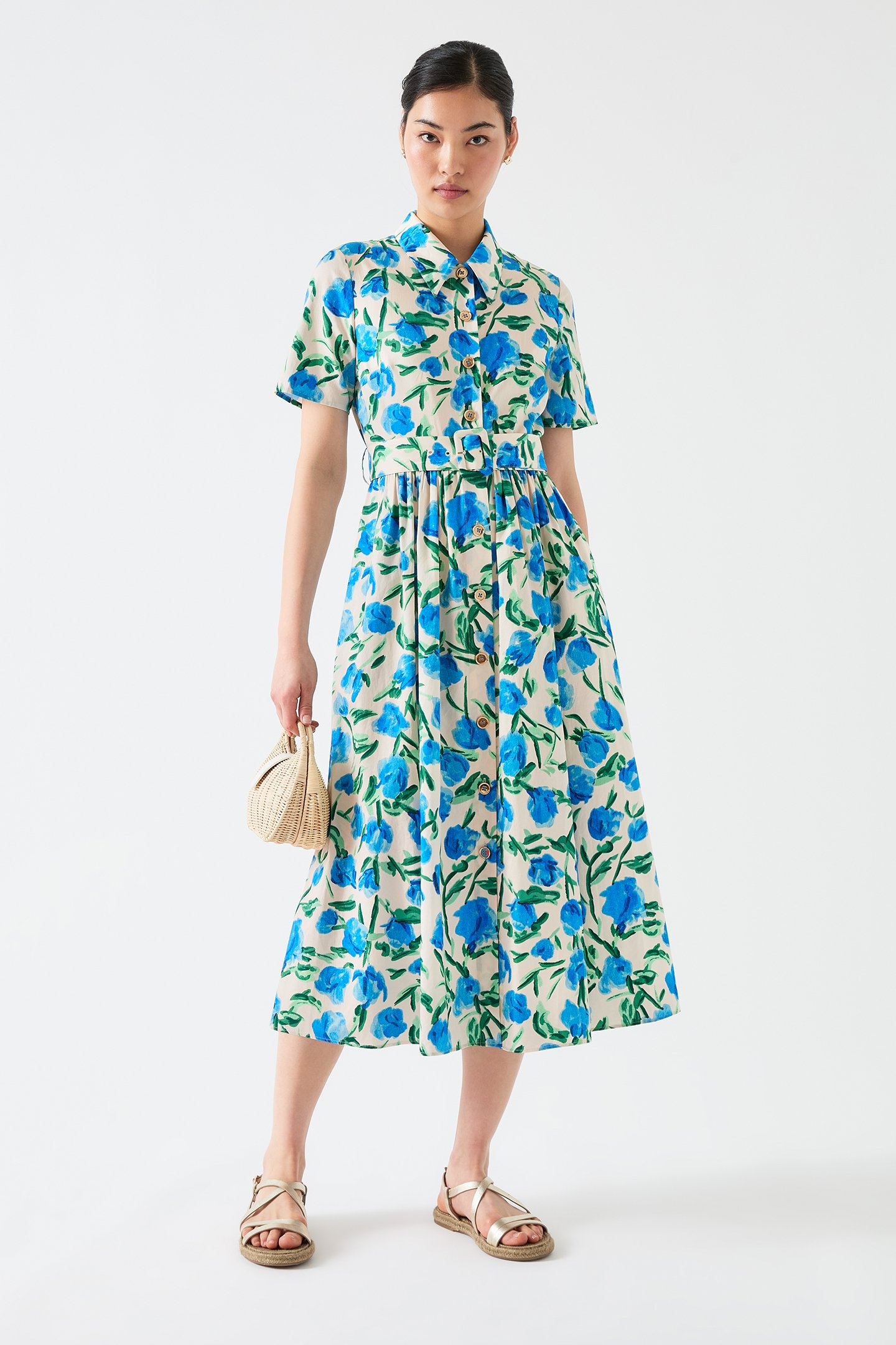 DR CALDER COTTON DRESS WHITE 2