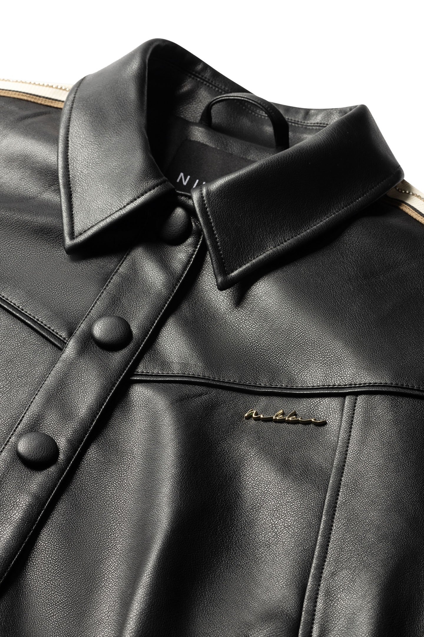 HYDRA PU JACKET BLACK/CARAMEL 3