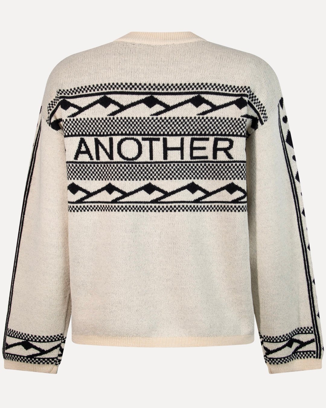 SAFFI KNITTED PULL LONG SLEEVE BLACK PARCHMENT 4