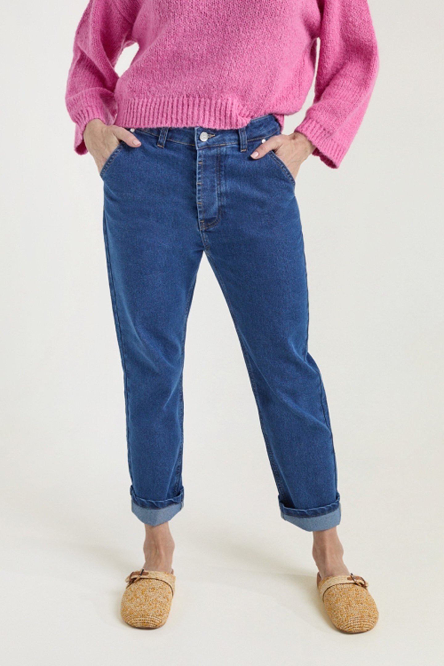 ANDREW CHINO MID BLUE JEANS 1