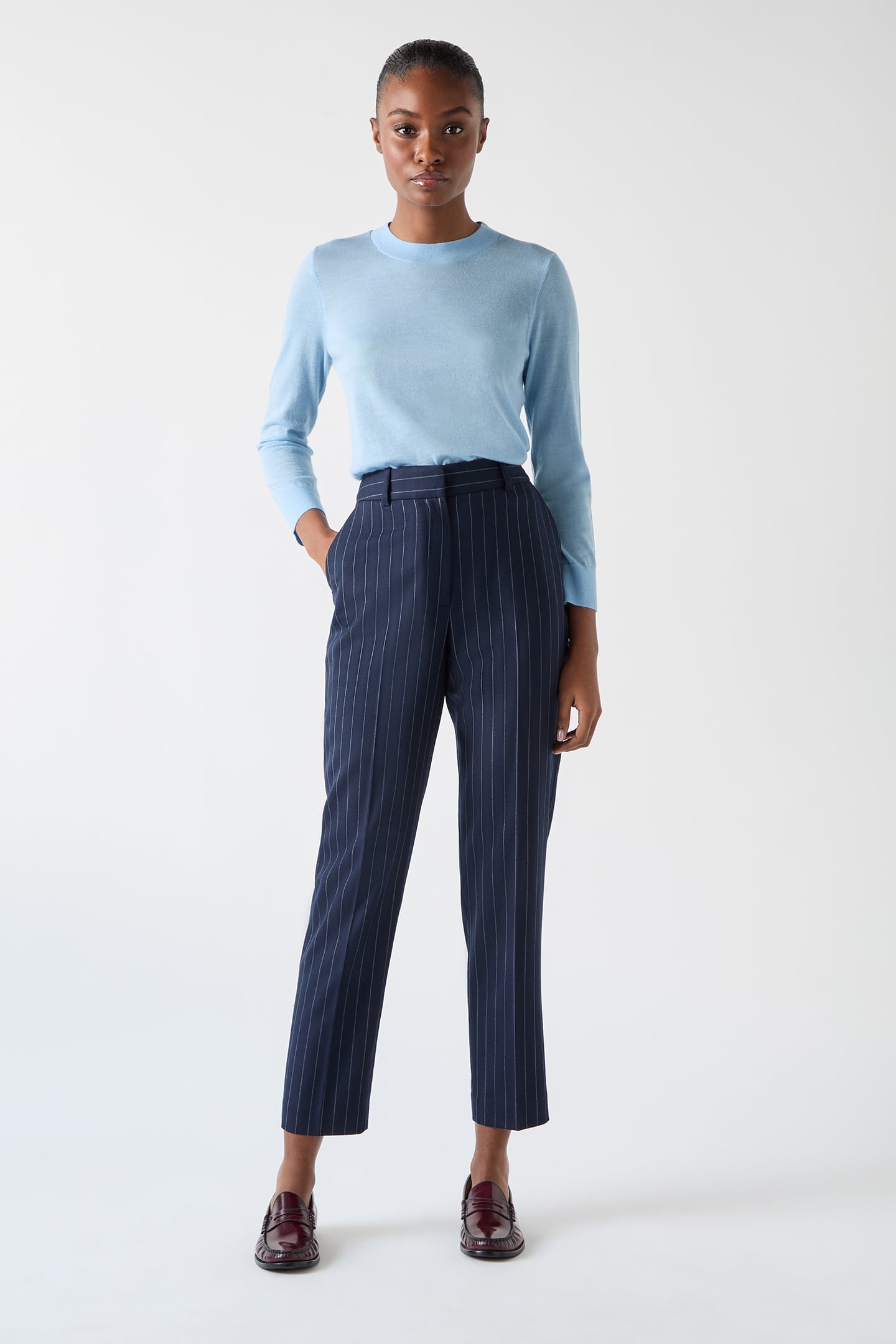 TK ASHLEY KNITTED TOP POWDER BLUE 2