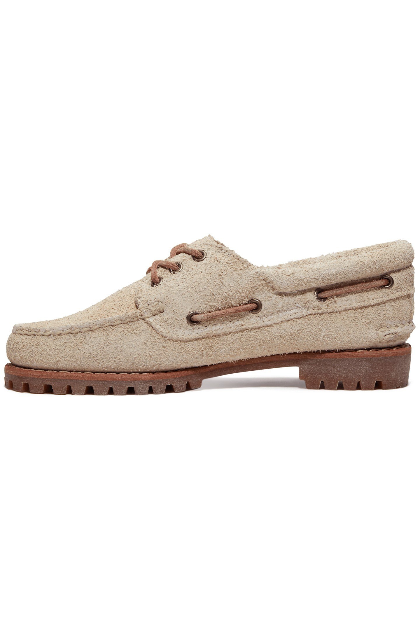 BOAT SHOE NATURAL SUEDE 1