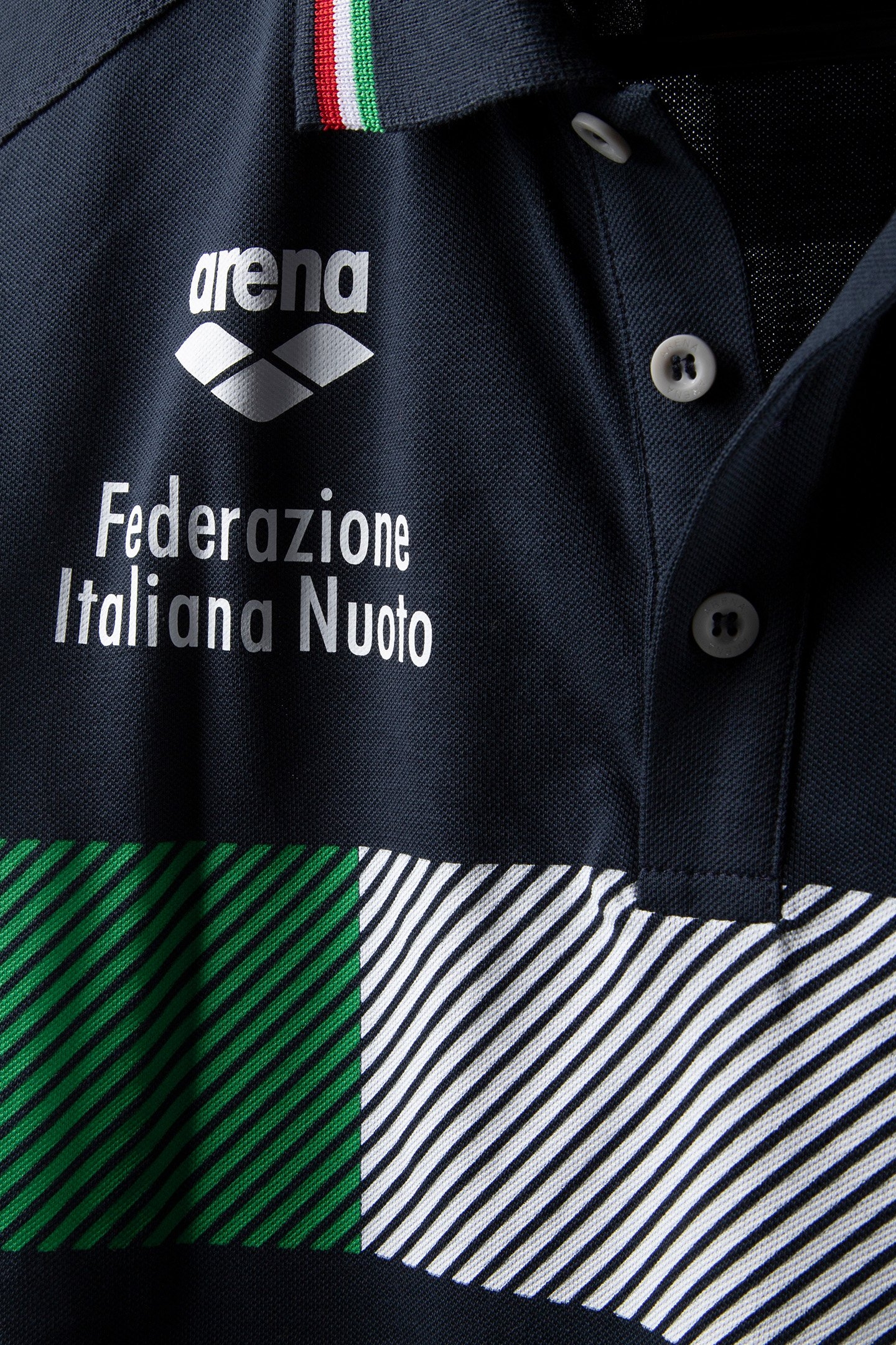 FIN POLOSHIRT SOLID NAVY LEN 4