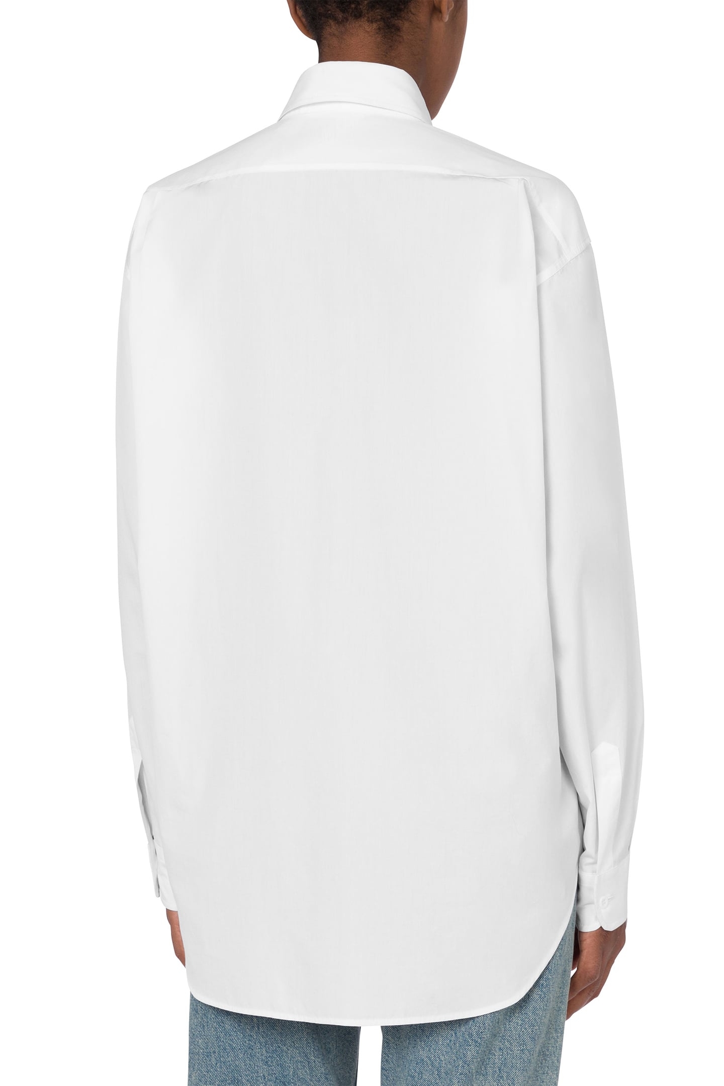 COTTON POPLIN SHIRT WHITE 2