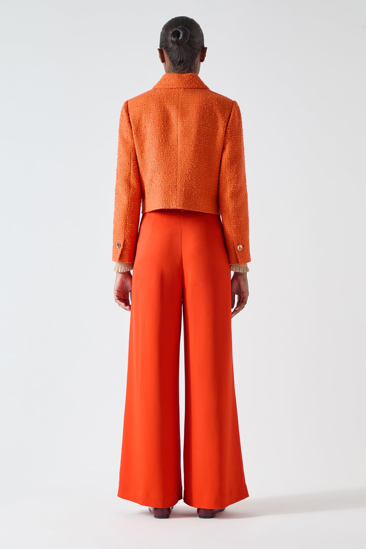 JK VITA TWEED JACKET BRIGHT ORANGE 2