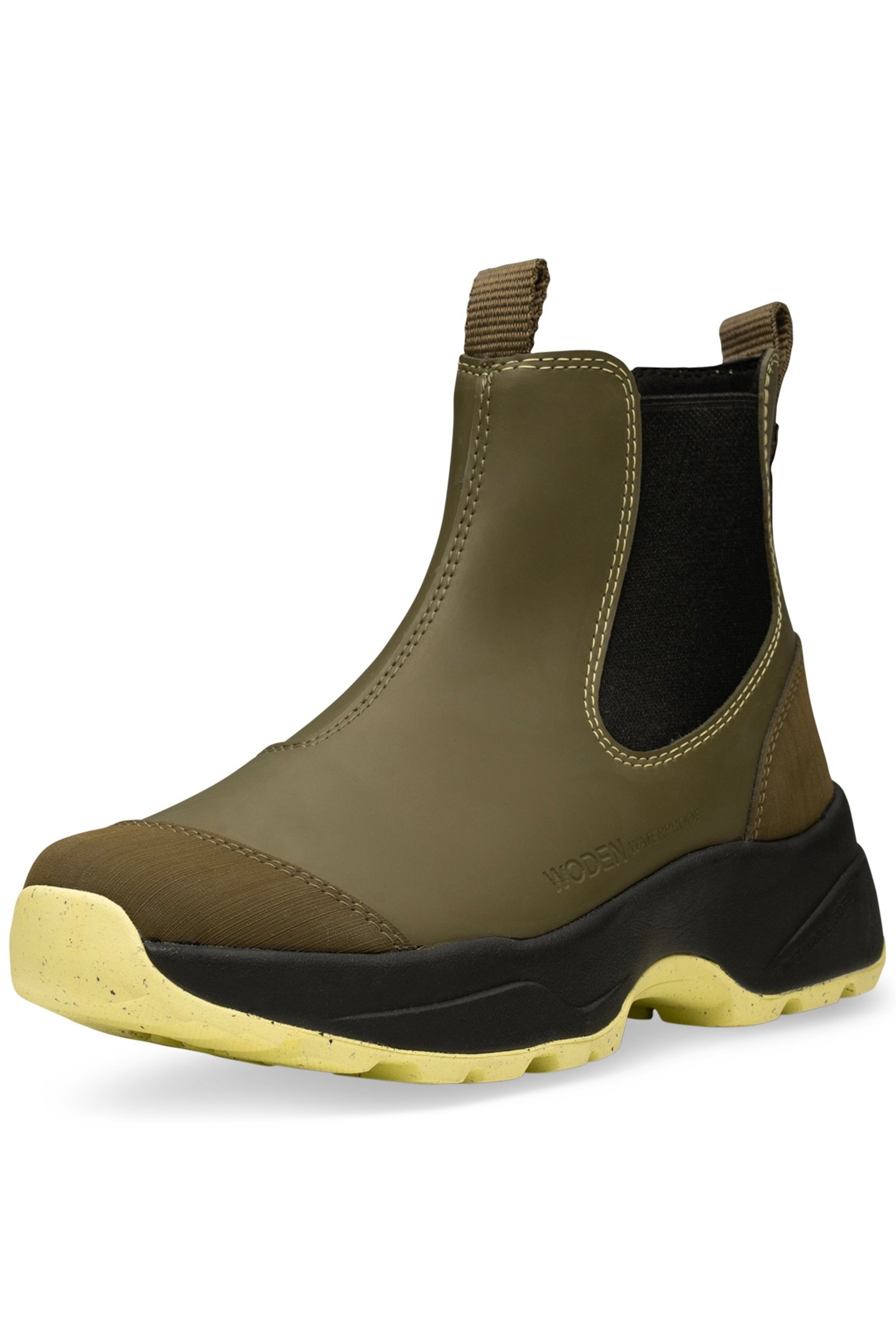 SIRI WATERPROOF DARK OLIVE/PALE LIME 2