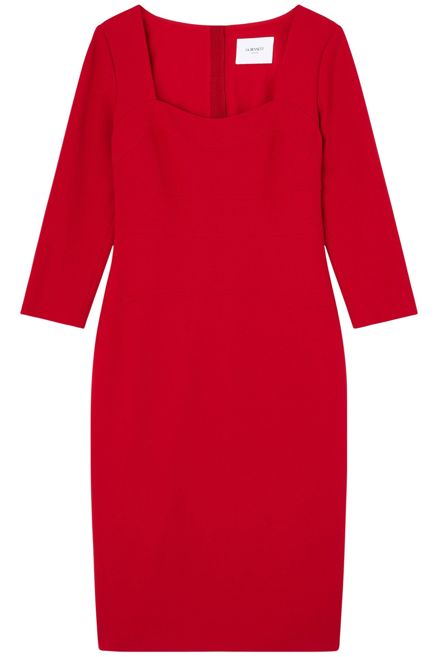 DR ALTYN CREPE DRESS RED 3