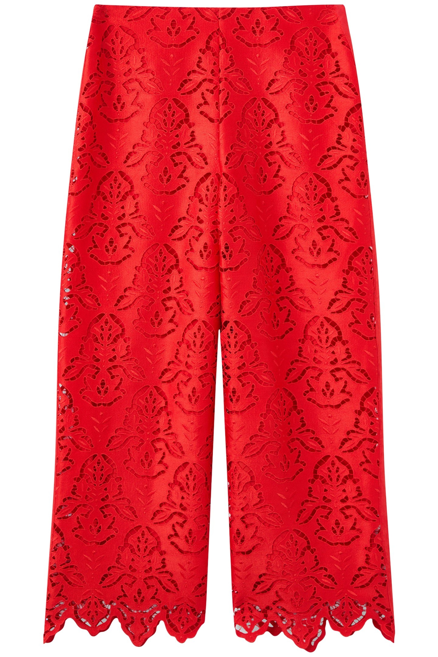 TR GRACE CUTWORK TROUSER RED 3