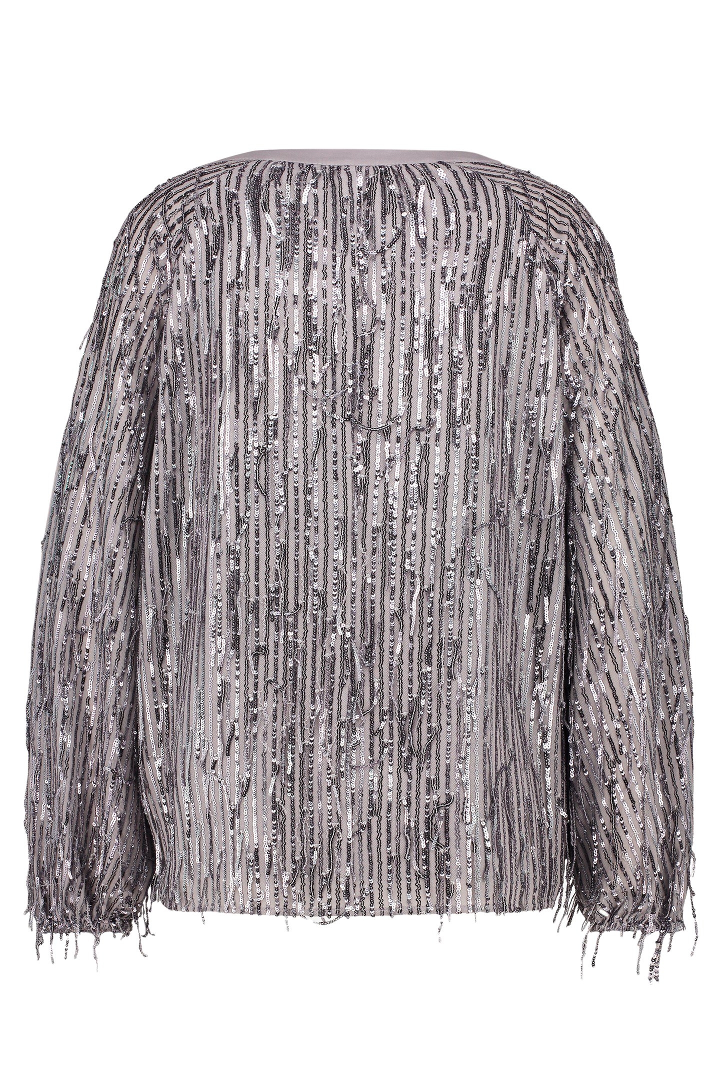 FOLETTE - PARTY TOPS GREY FRINGED 4