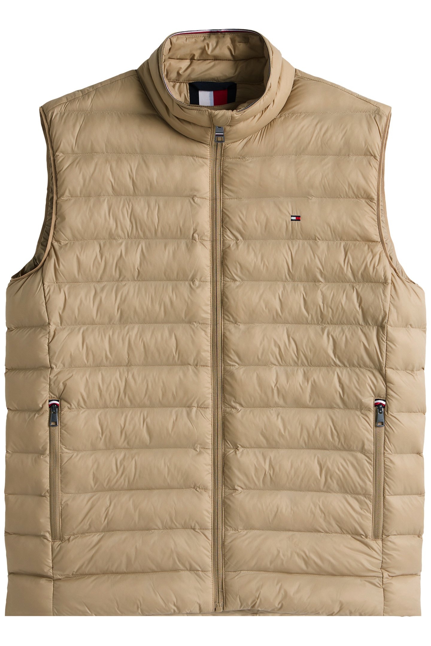 PACKABLE RECYCLED VEST CAMEL 4