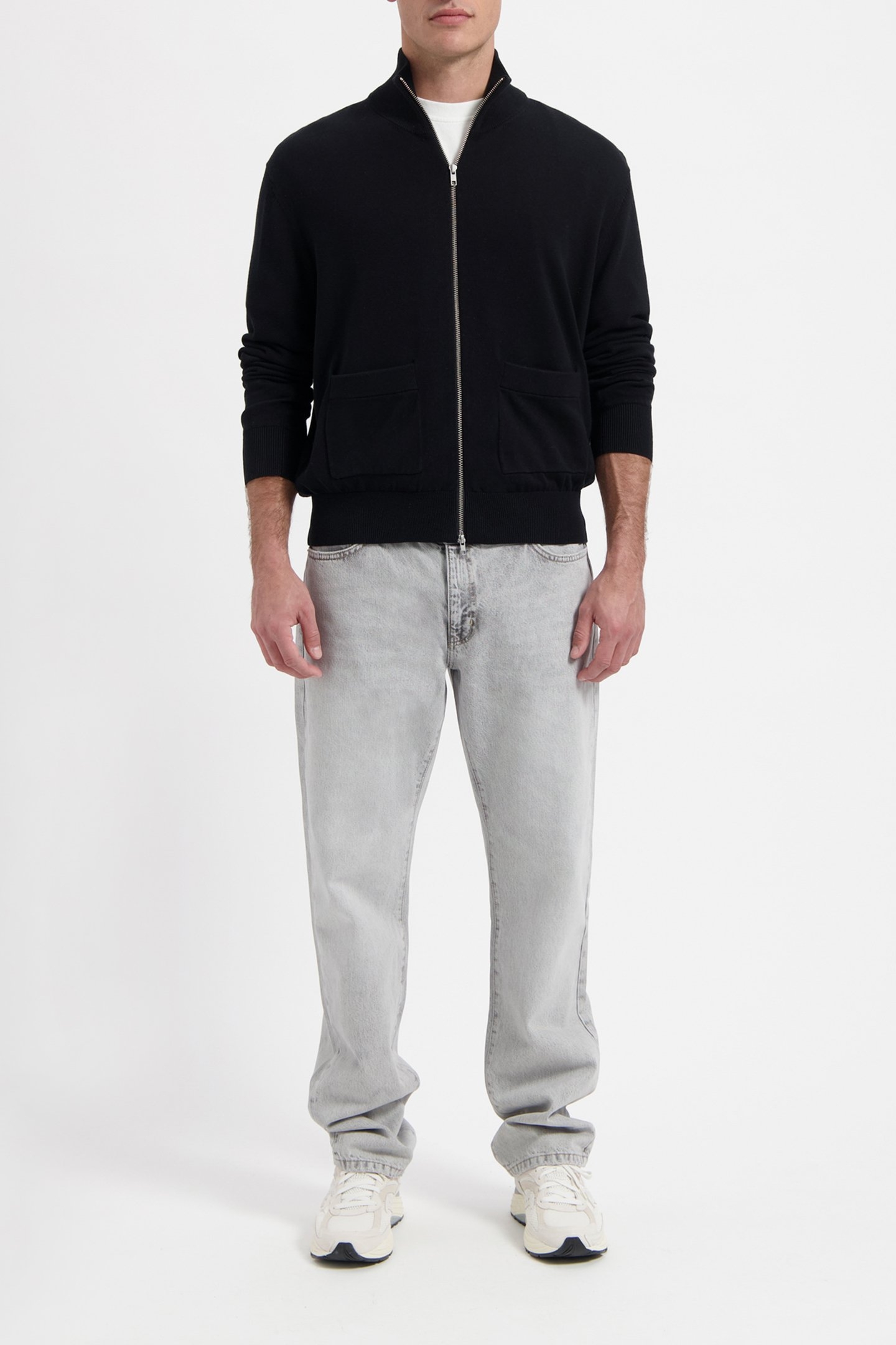 WAL – BLAKE ZIP CARDIGAN BLACK 2