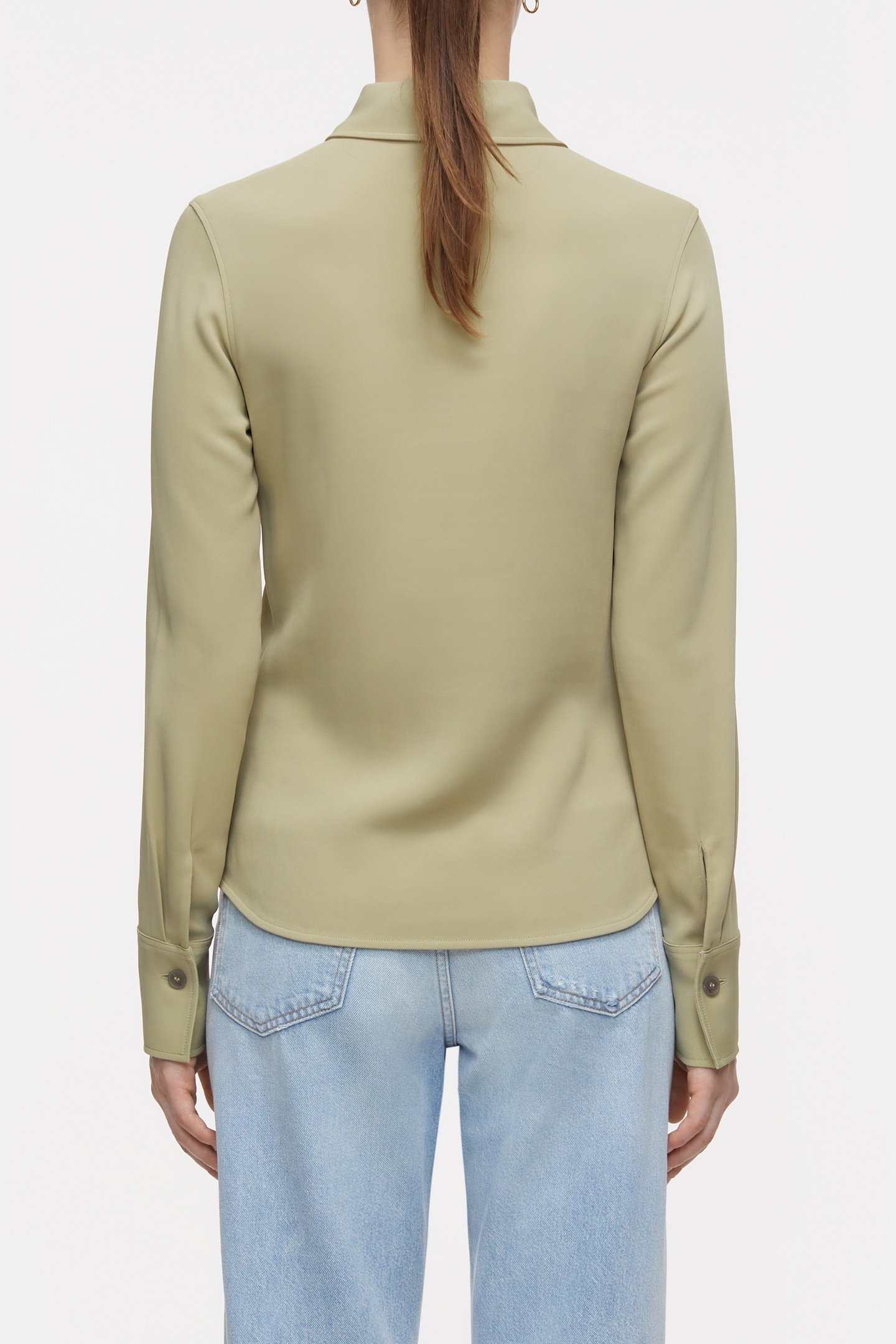 SLIM BLOUSE SAGE TEA 5