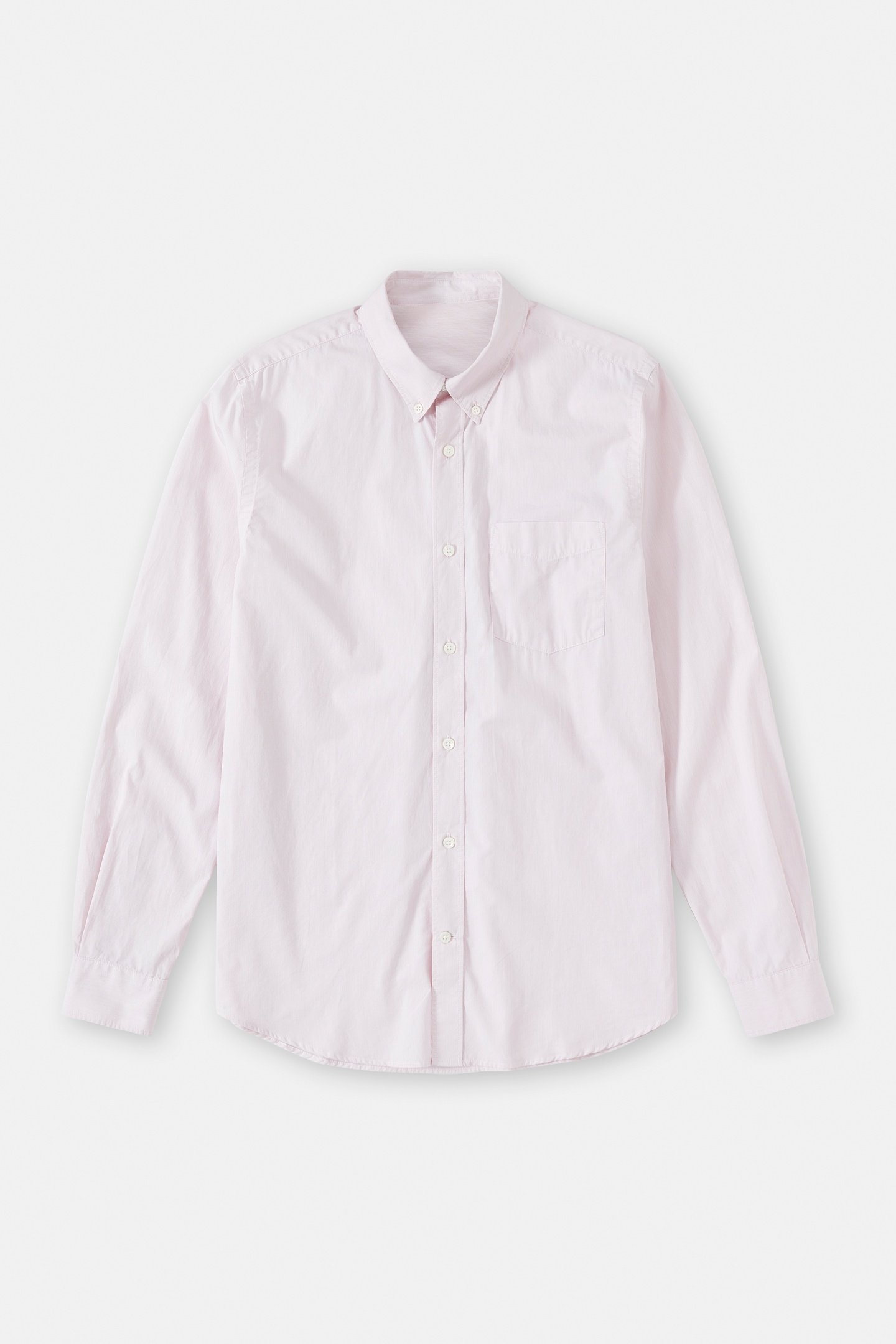 T1 BUTTON DOWN SHIRT SMOOTHIE PINK 4