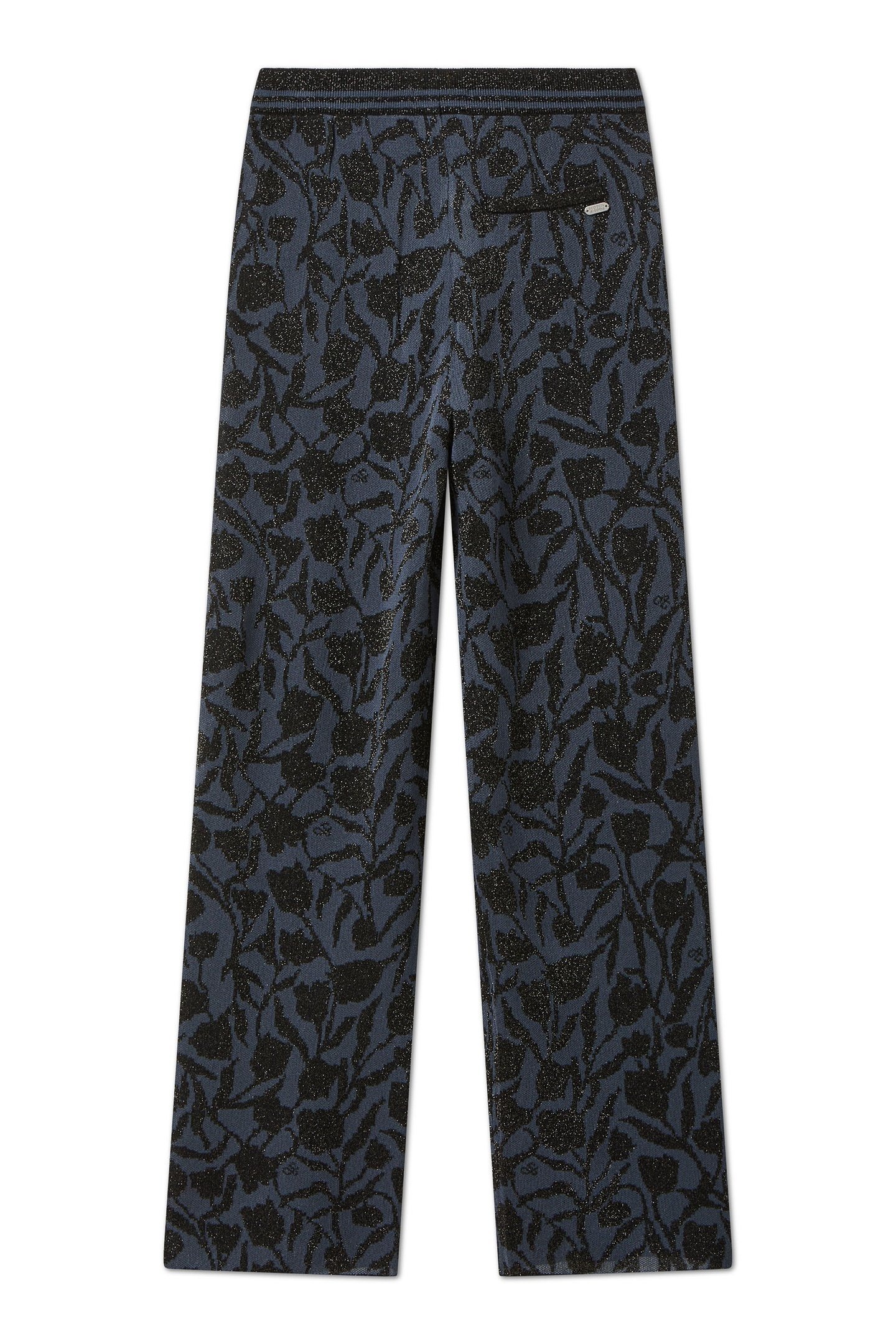 JACQUARD KNIT PANT SEABORNE/ BLACK NIGHT LUREX 5