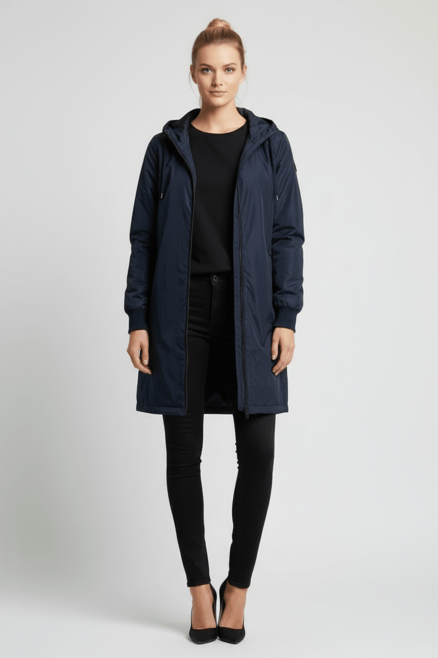 SALTALF HOODIE DRESS MIDNIGHT NAVY 1