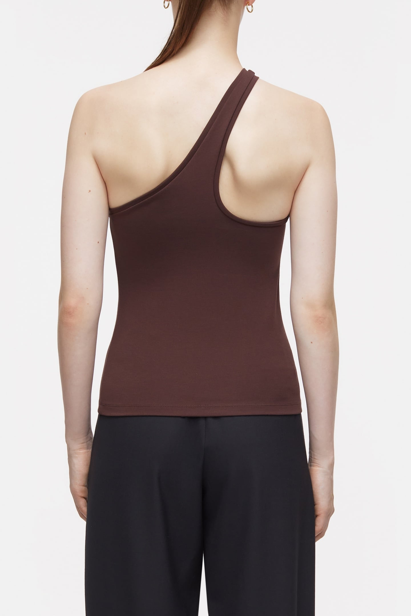 ONE SHOULDER TANKTOP T-SHIRTS CHILLY CHOCOLATE 3