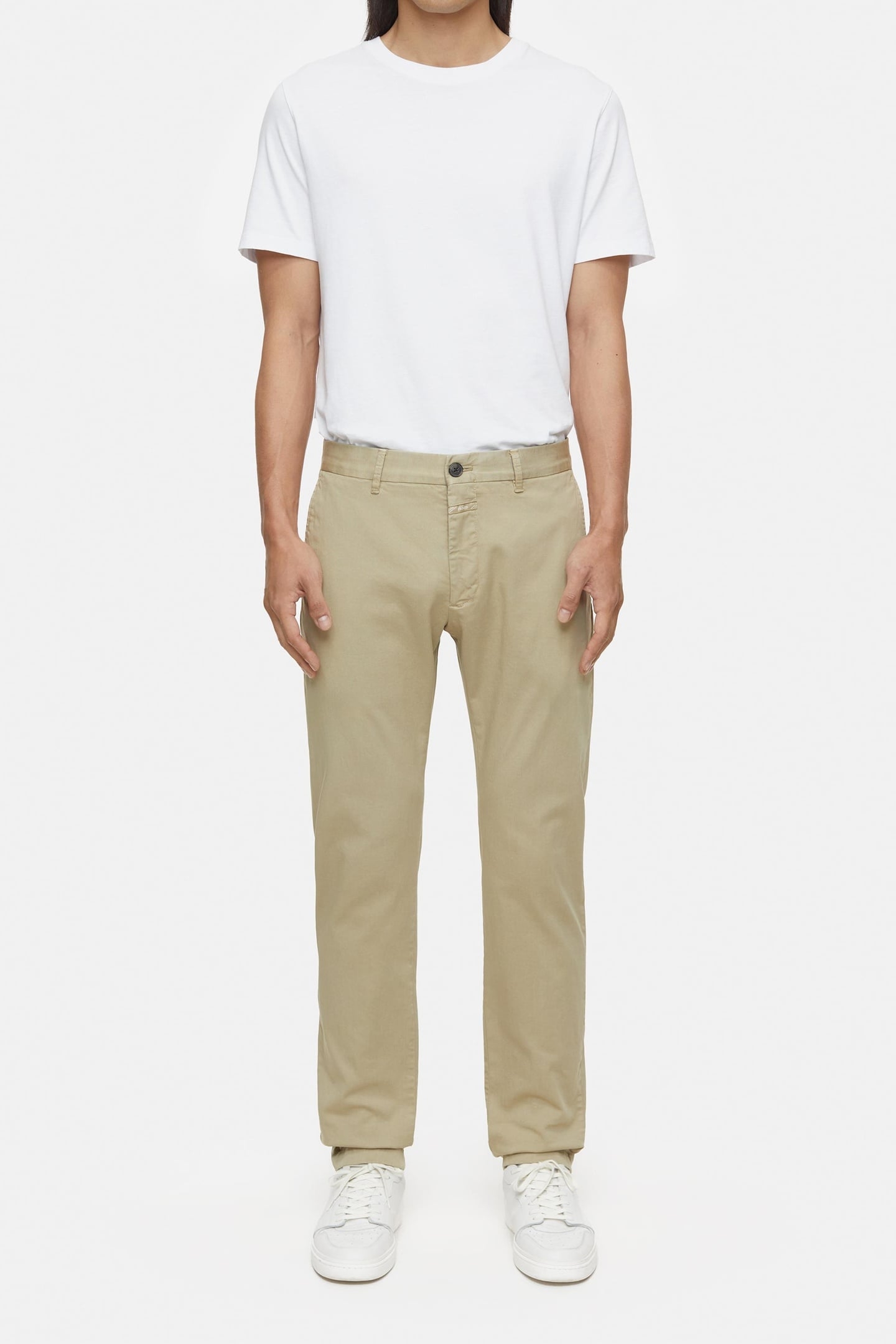 CLIFTON SLIM PANTS SAGE TEA 1