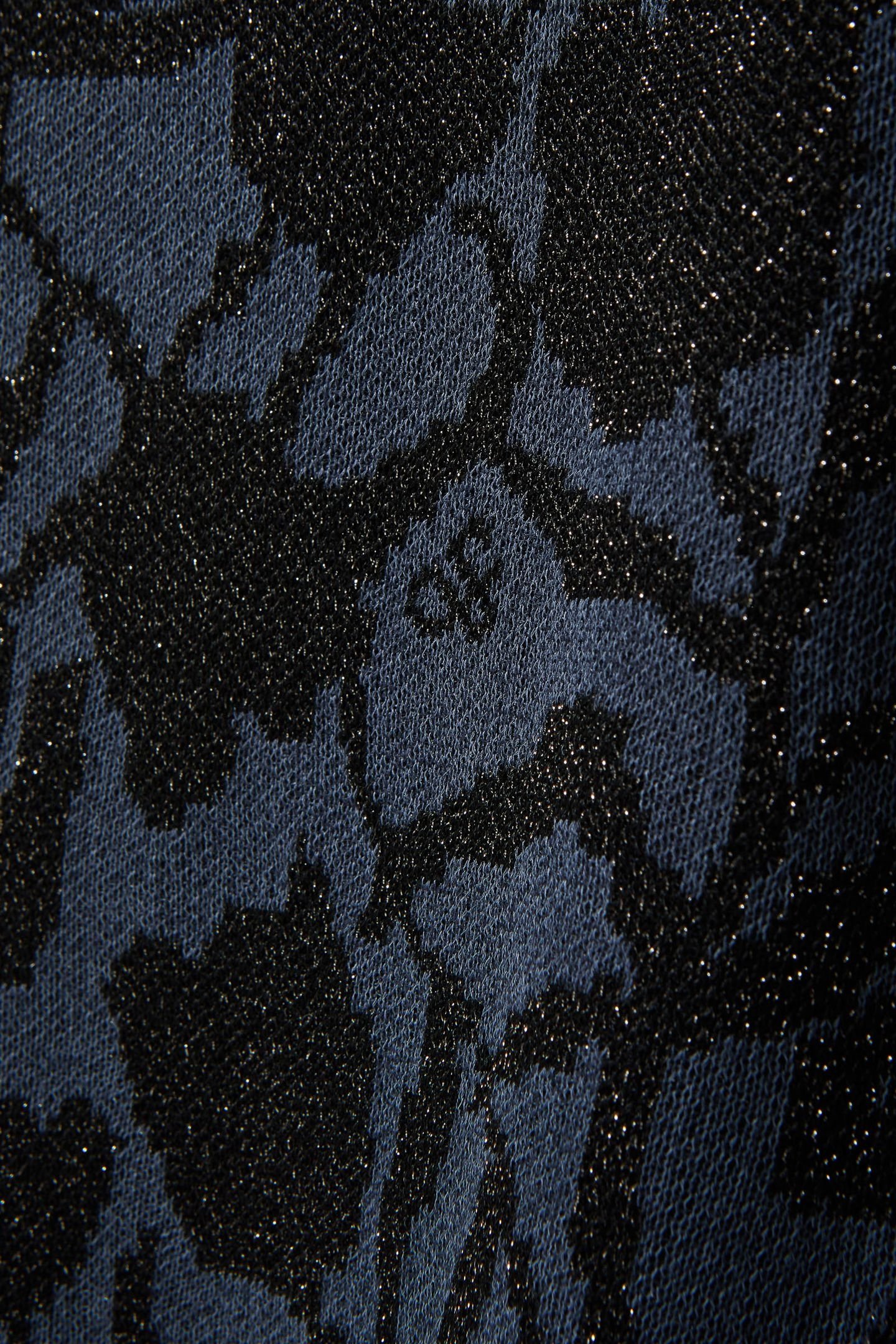 JACQUARD KNIT PANT SEABORNE/ BLACK NIGHT LUREX 8